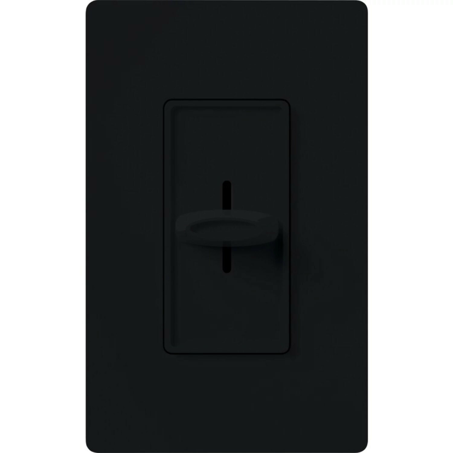 Skylark Fan-Speed Control, Single-pole, slide-to-off, fully variable fan control, 120V/5A in black