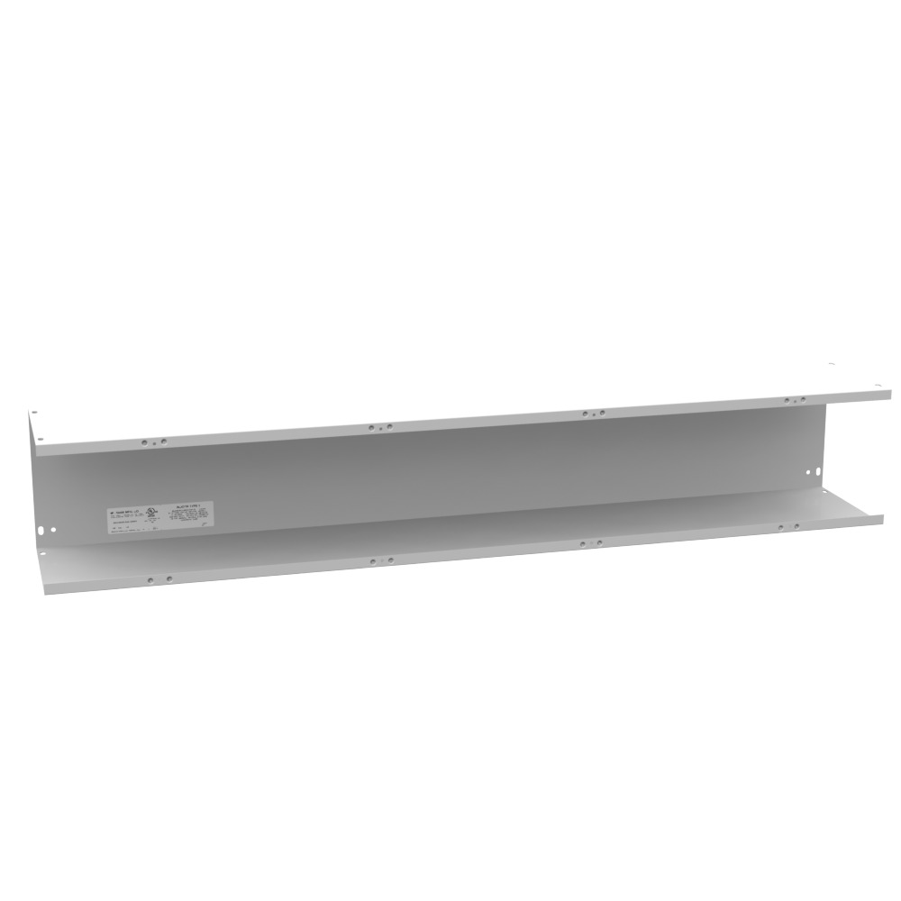 8x48x8 Screw Cover Wireway Type 1 UL Listed Steel No Knockouts ANSI 61 Gray