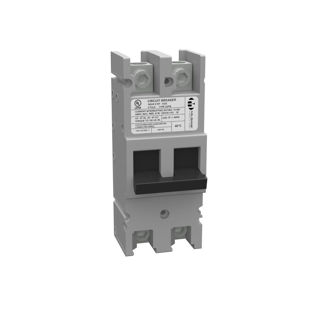 MILBANK 150 AMP 2 POLE 240 VOLT BOLT-ON 10K AIC