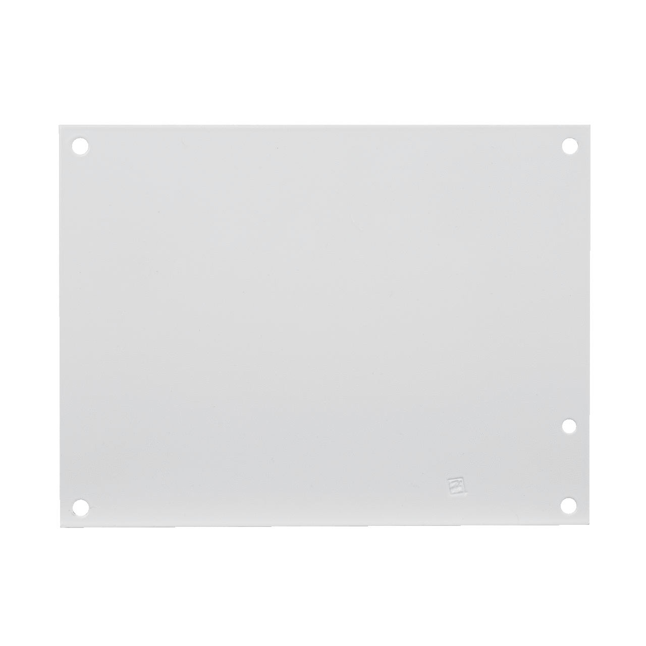 Panel for Small Enclosure, Type 1 and 3R , fits 12x10, White, Steel