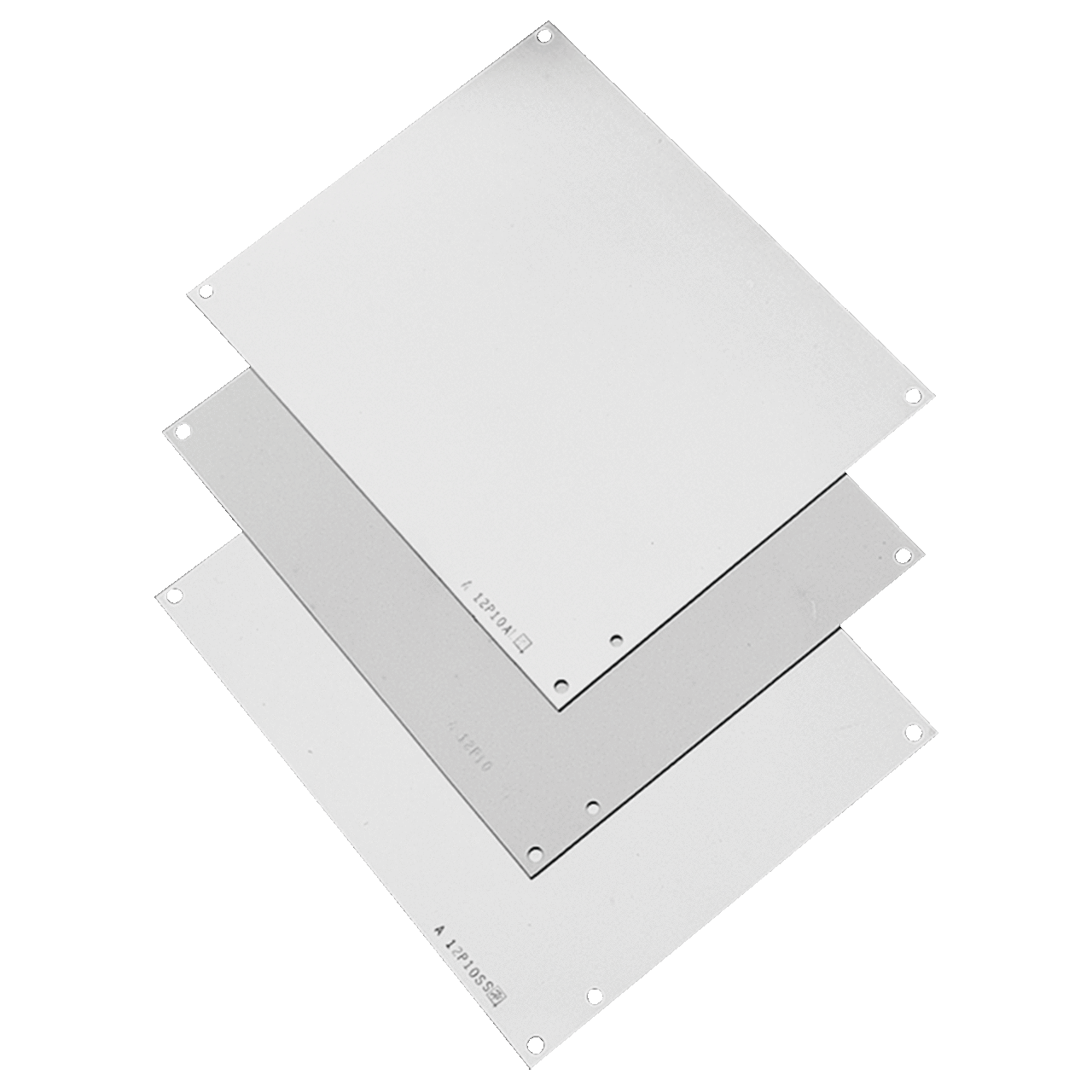 Panels for Junction Box, fits 16x6, White, Steel