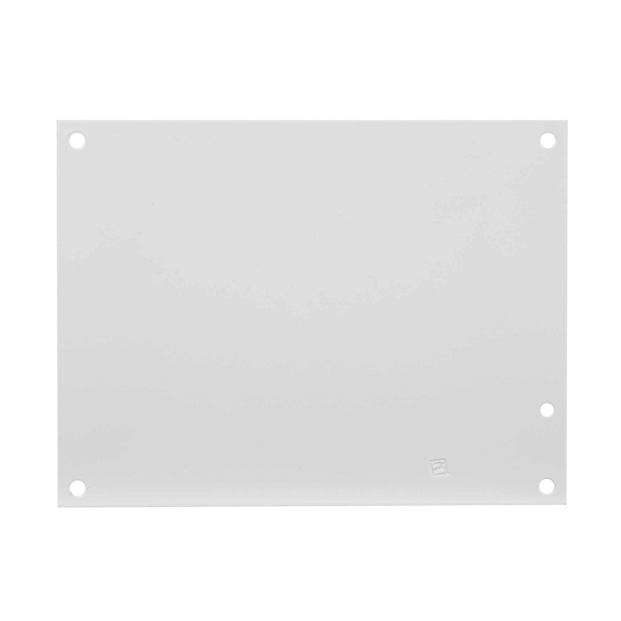 Panel for Small Enclosure Type 1 and 3R, fits 16x12, White, Steel