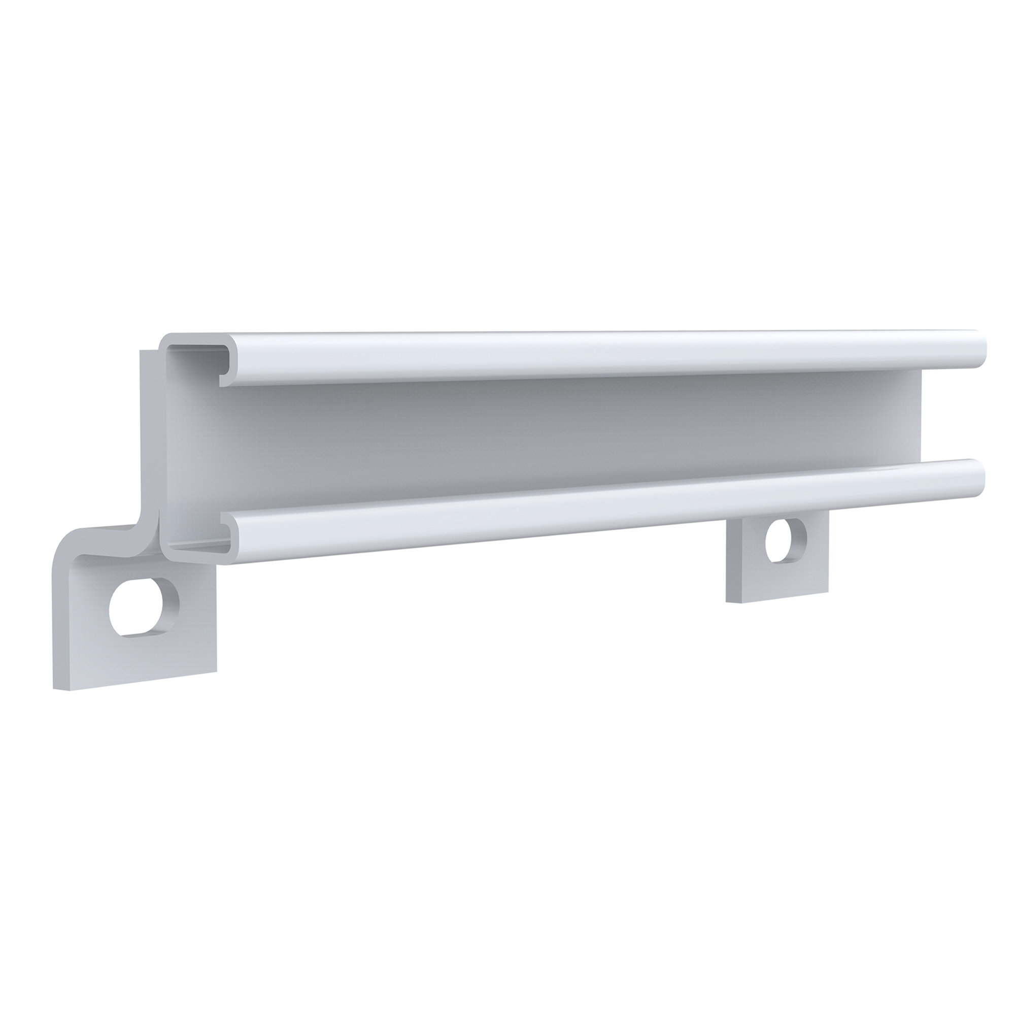 Terminal Block Bracket Kit, fits 6.00, White, Steel