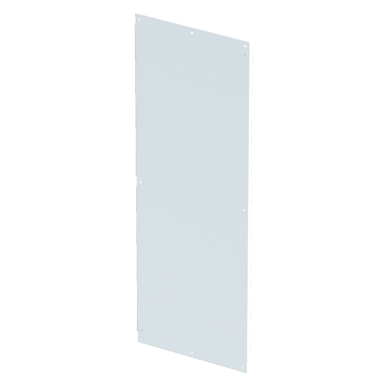 Side-Mounted Panel for Freestand with Mounting Channel, fits A=72 60x20, White, Steel