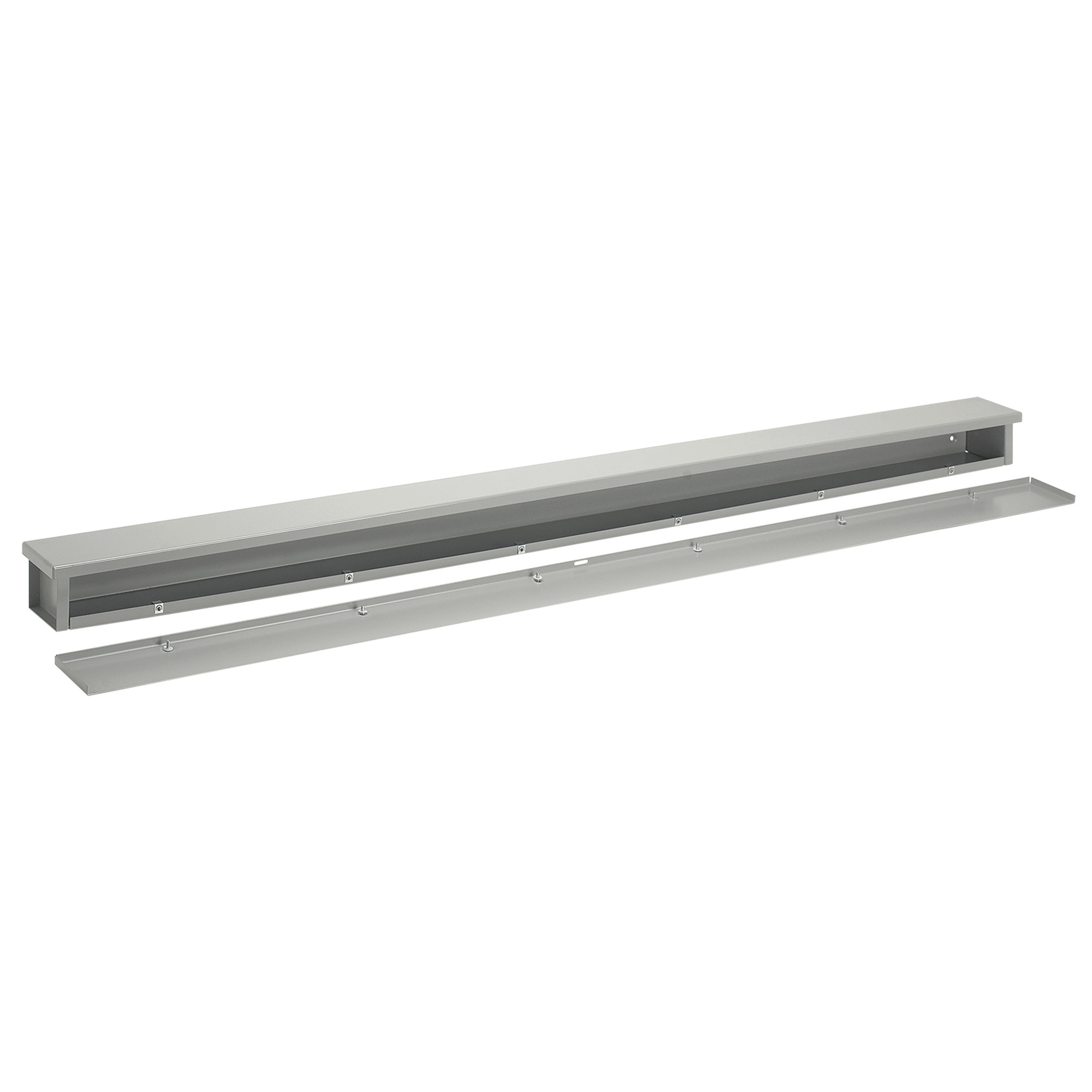 Wiring Trough NEMA Type 3R, 8.00x8.00x72.00, Gray, Steel
