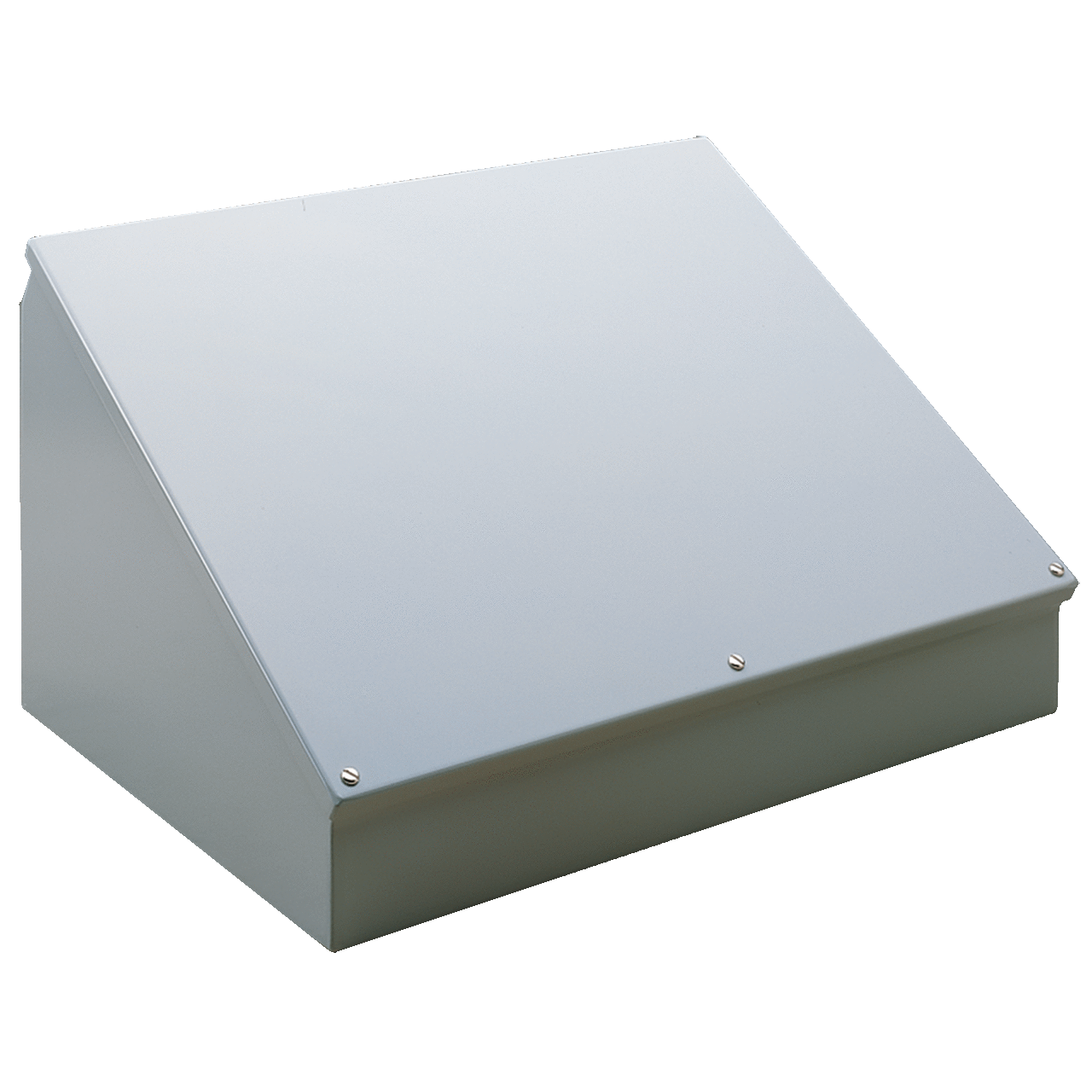 Consolet Enclosure Type 12, 16.00x16.00x11.09, Gray ANSI 61, Mild Steel