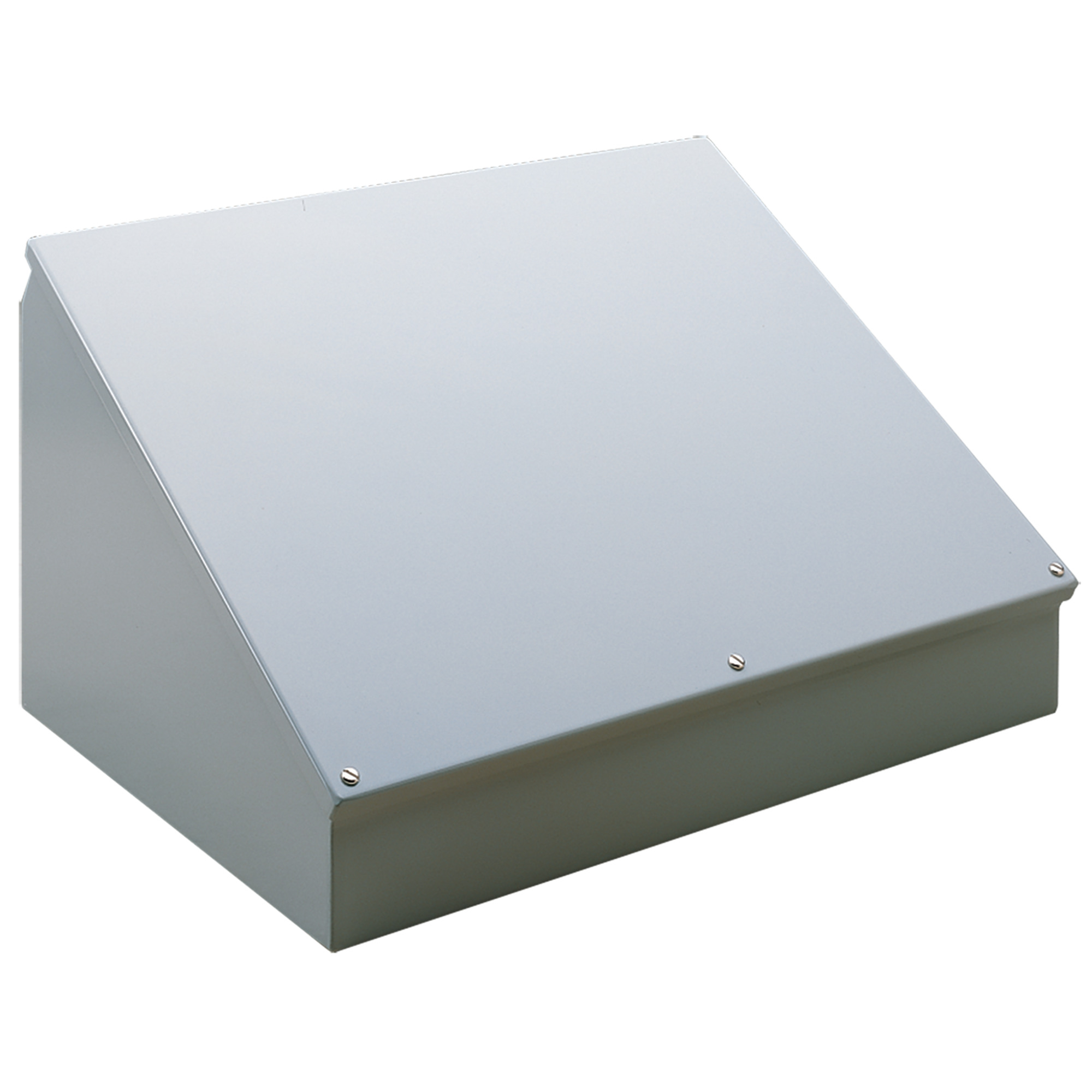 Consolet Enclosure Type 12, 8.00x16.00x7.09, Gray ANSI 61, Mild Steel
