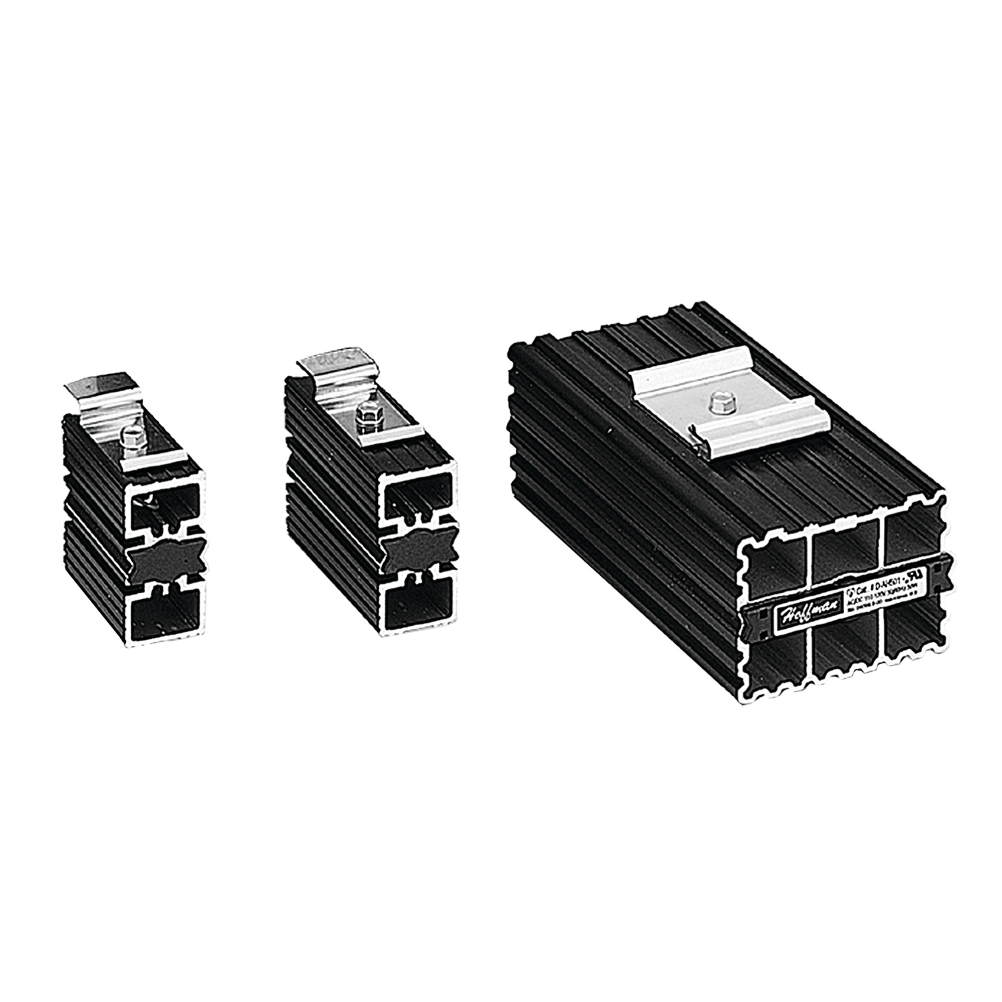 Semiconductor Heater, 110/120V AC/DC 30W, Black Anodized, Aluminum