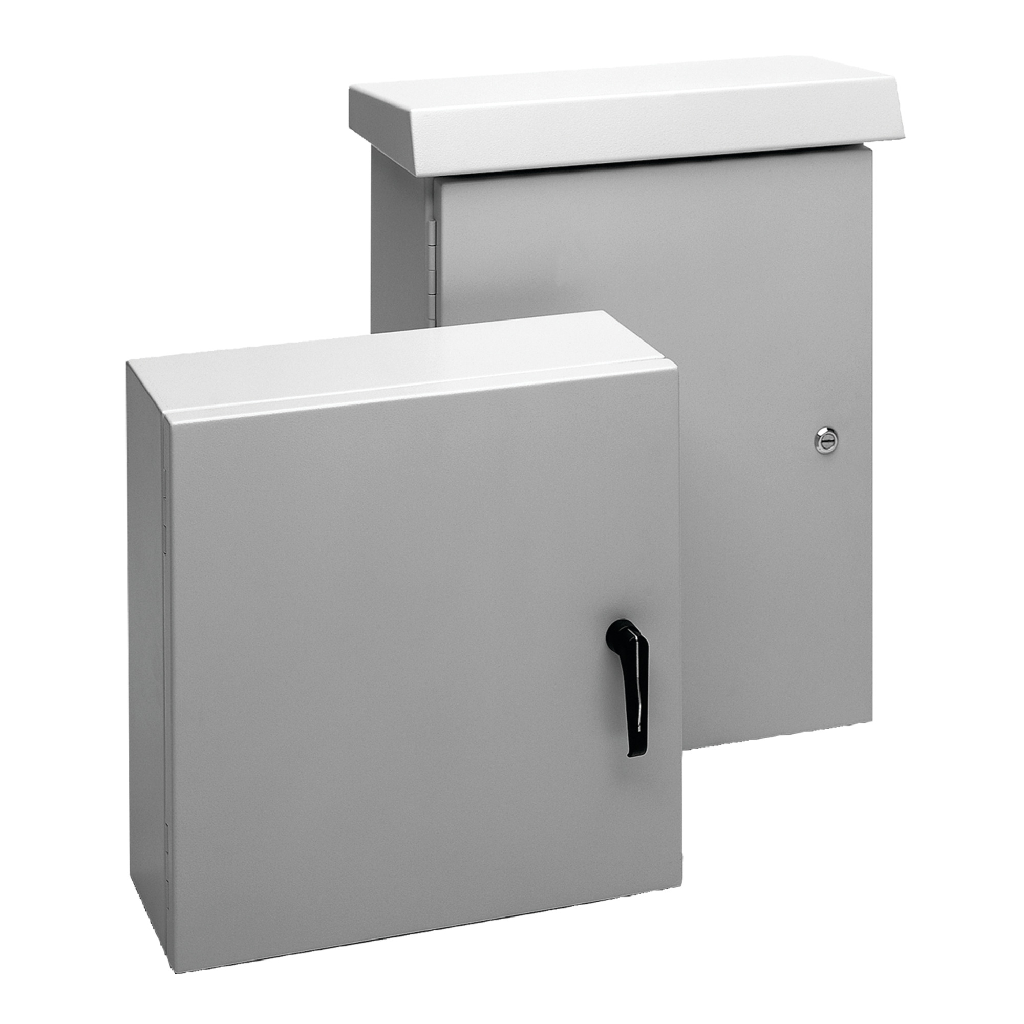 ComLine Enclosure Hidden Hinge Type 4X, 1000x600x300mm, Gray, Aluminum