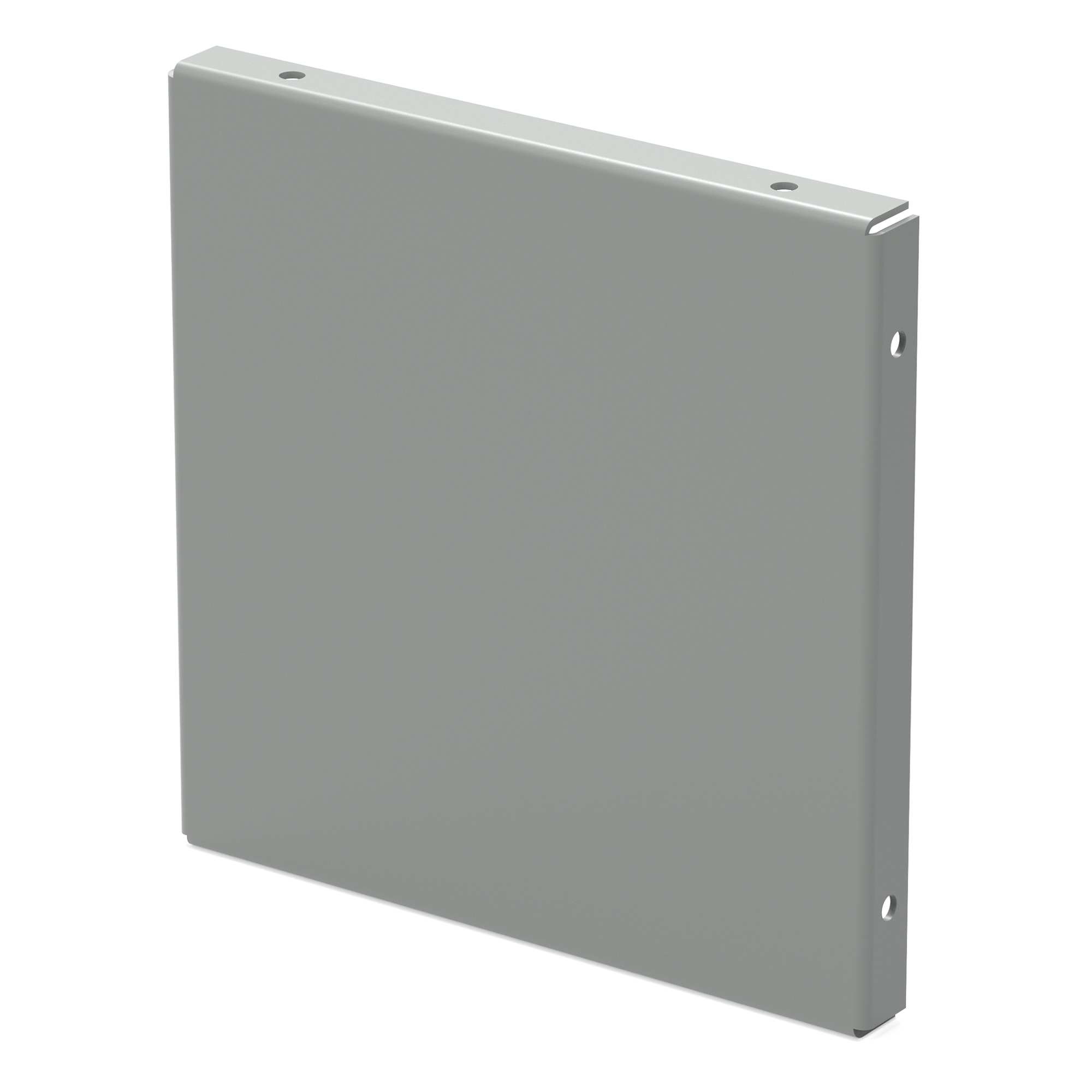 Closure Plate LayIn Wireway without knockouts, 10.00x10.00, Gray, Mild Steel