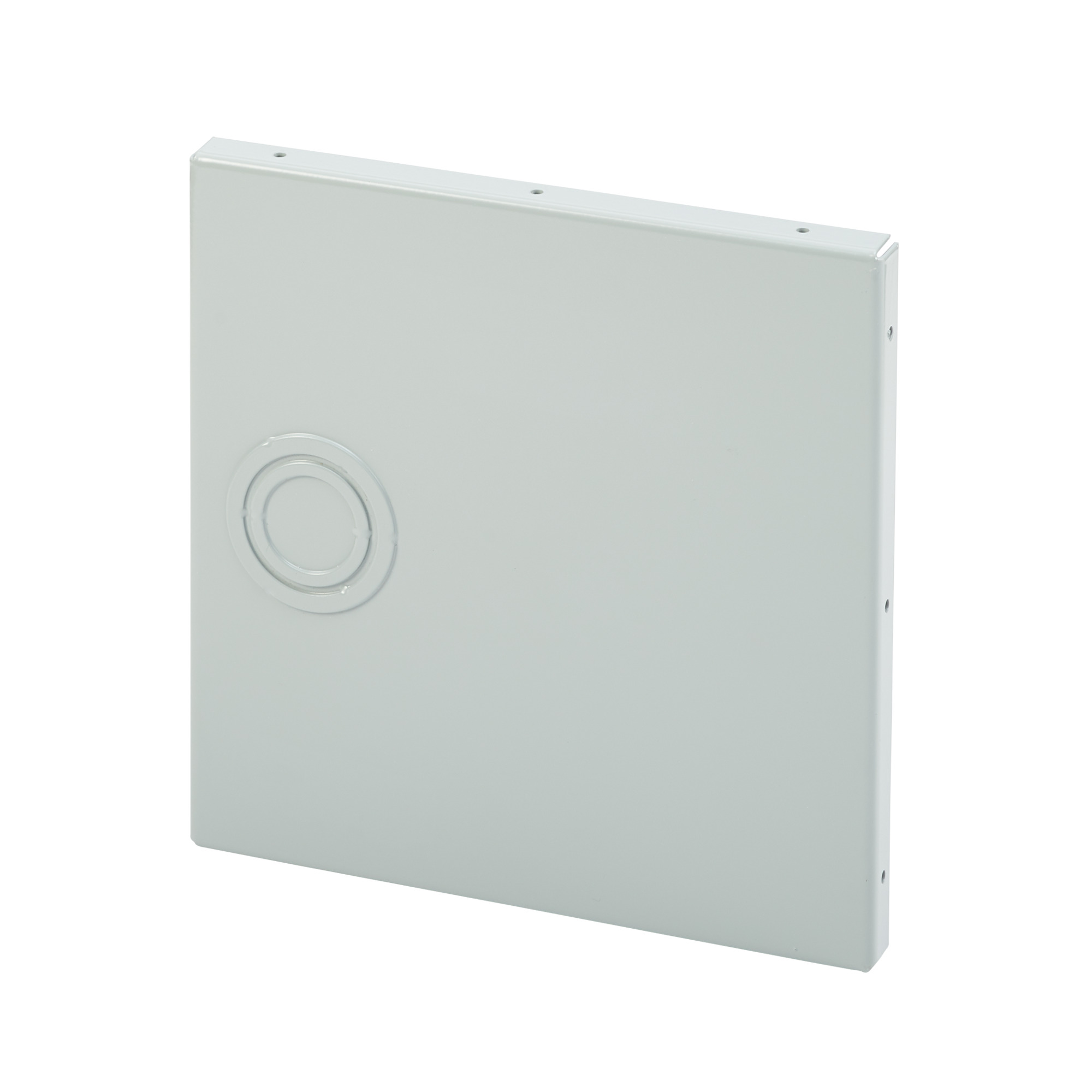 Closure Plate LayIn Wireway with knockouts, 12.00x12.00, Gray, Mild Steel