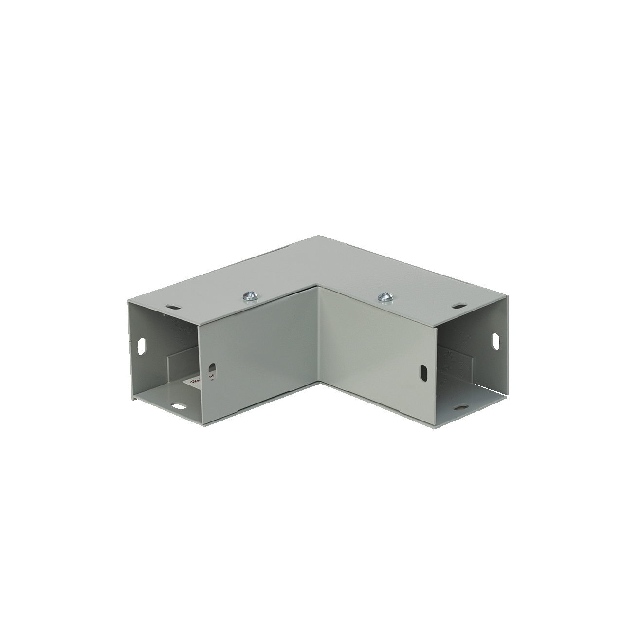 Elbow 90-Degree Outside Opening, fits 2.50x2.50, Gray, Steel