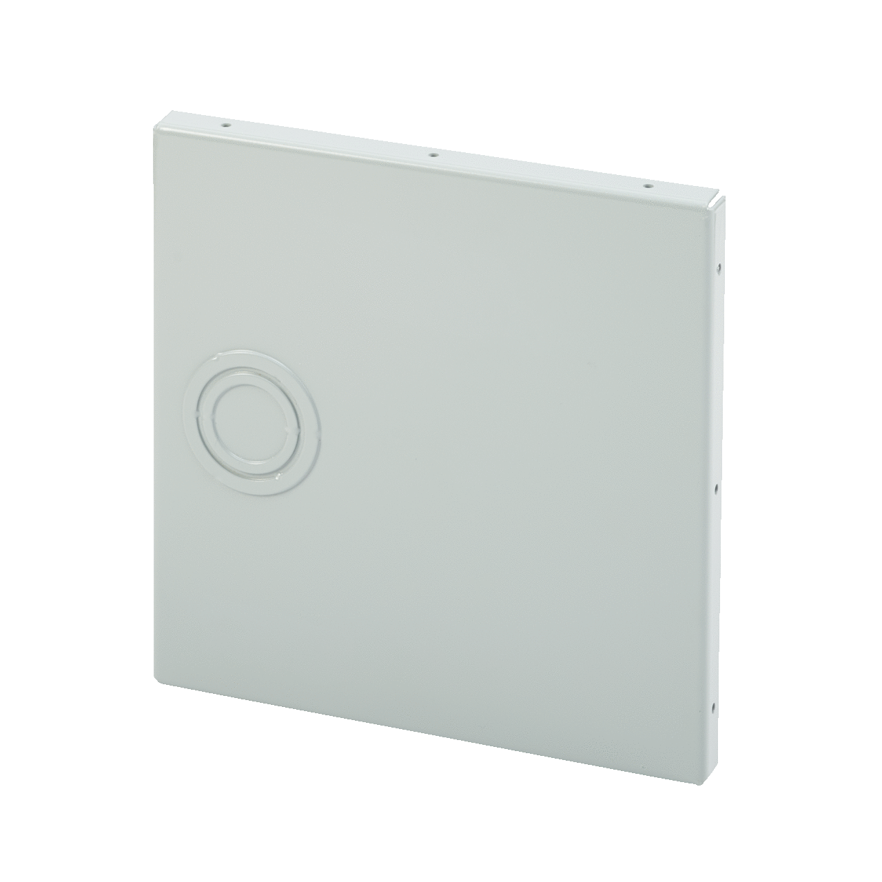 Closure Plate without knockouts, 2.50x2.50, Gray, Steel