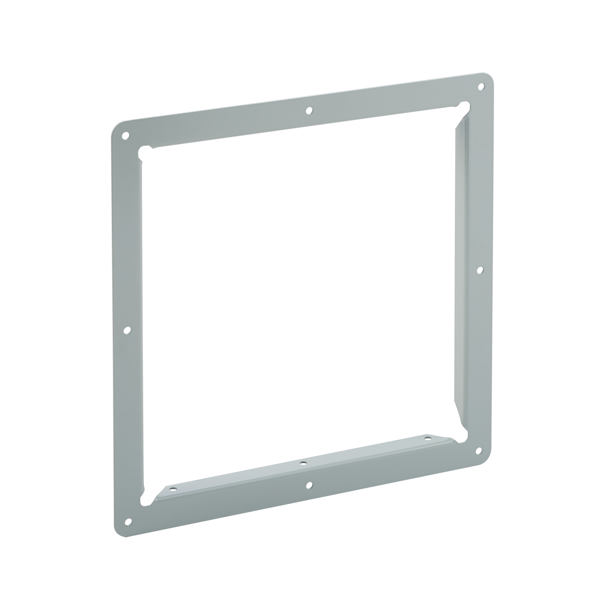 Panel Adapter LayIn Painted Wireway, 4.00x4.00, Gray, Mild Steel