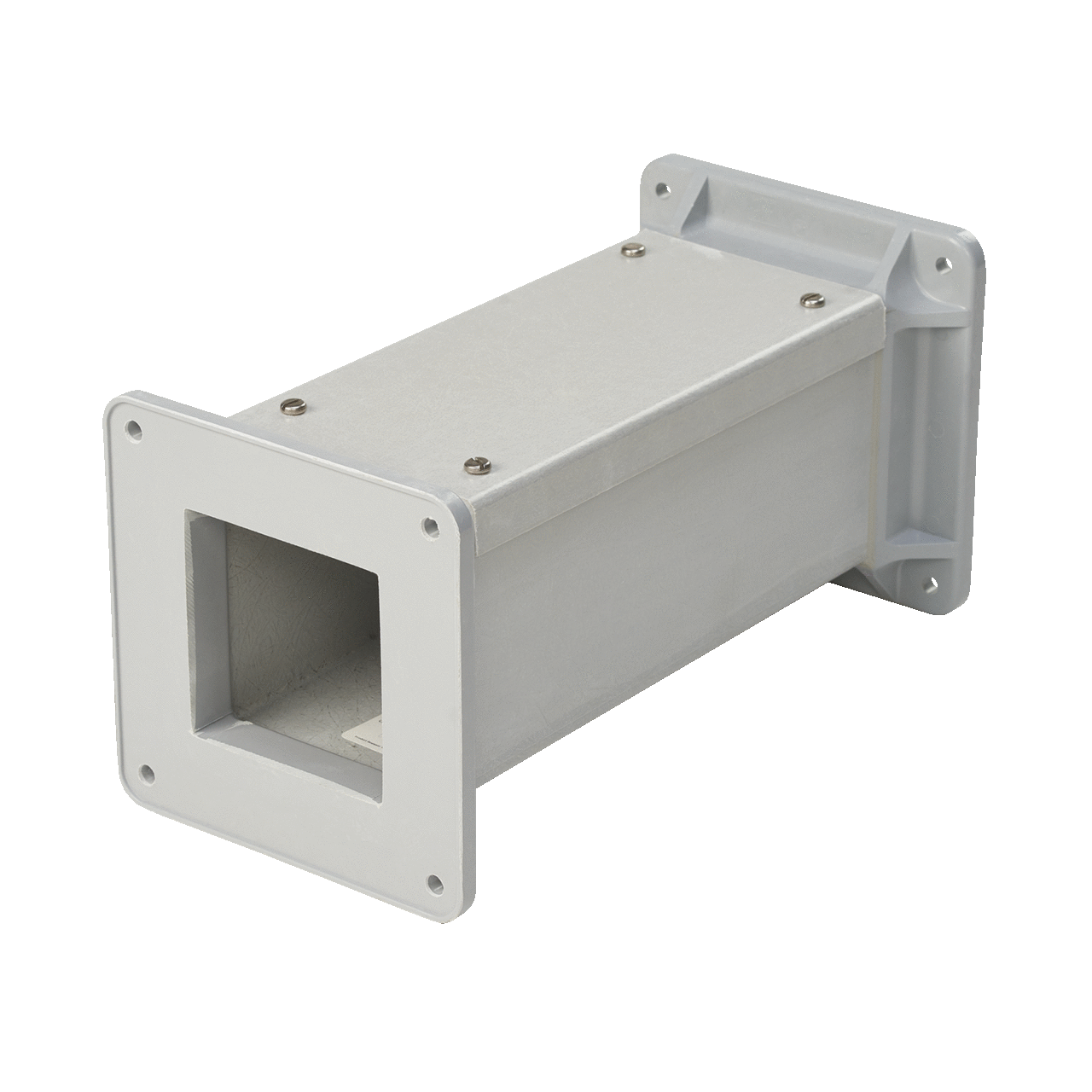 Straight Section Feed-Through Type 12 and 3R, 4.00x4.00x12.00, Gray, Fiberglass