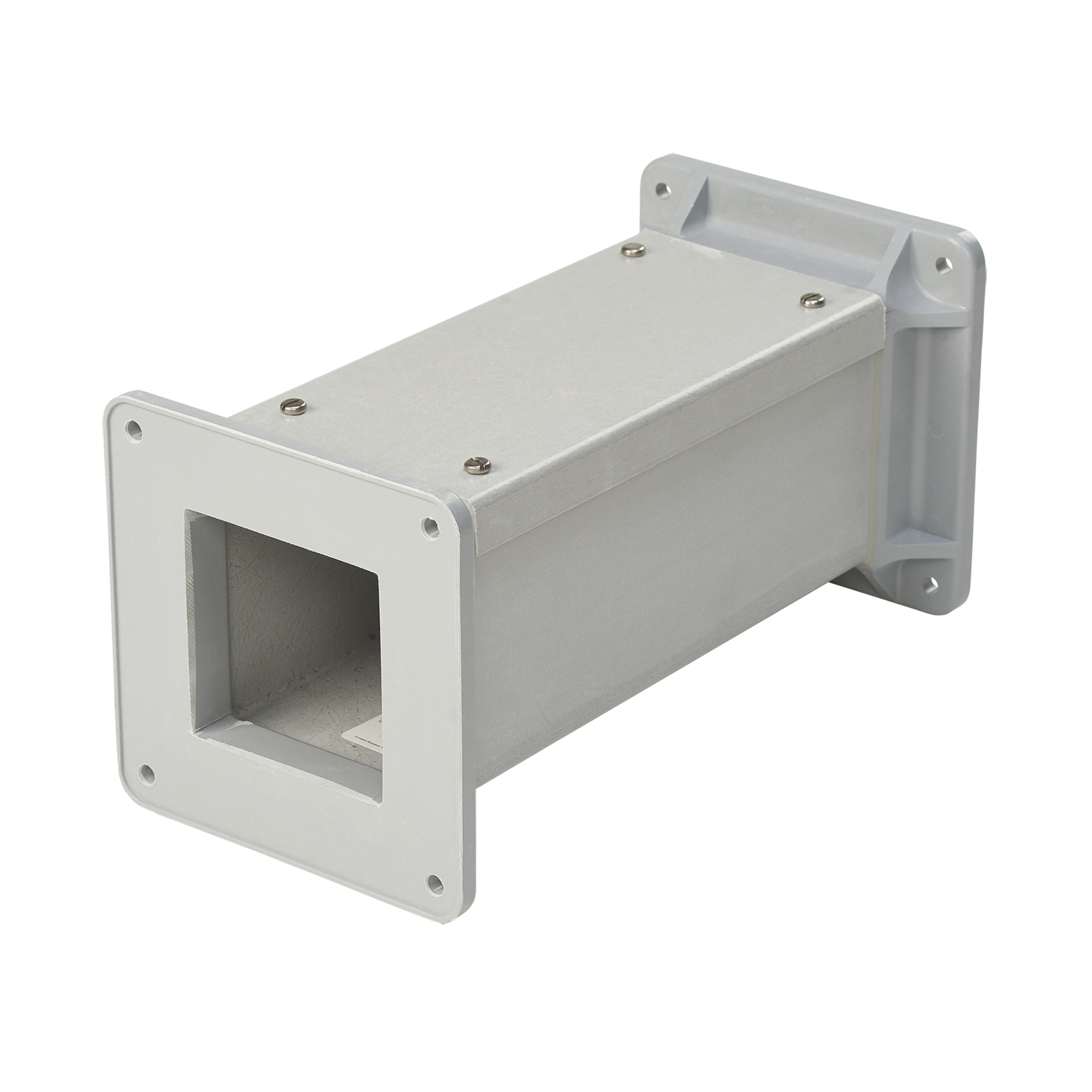 Straight Section Feed-Through Type 12 and 3R, 4.00x4.00x24.00, Gray, Fiberglass