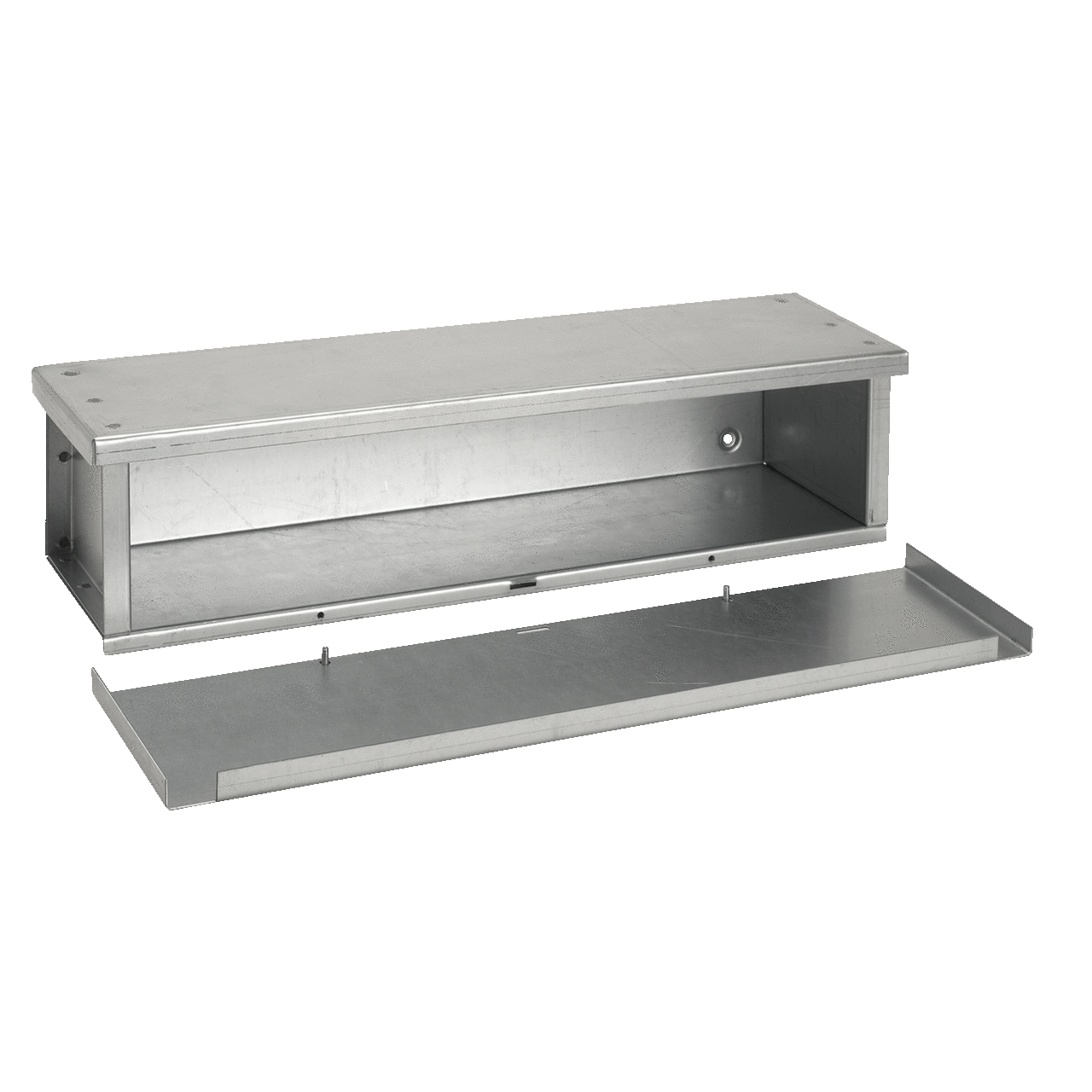 EconoTrough NEMA Type 3R, 6.00x6.00x48.00, Galvanized, Steel