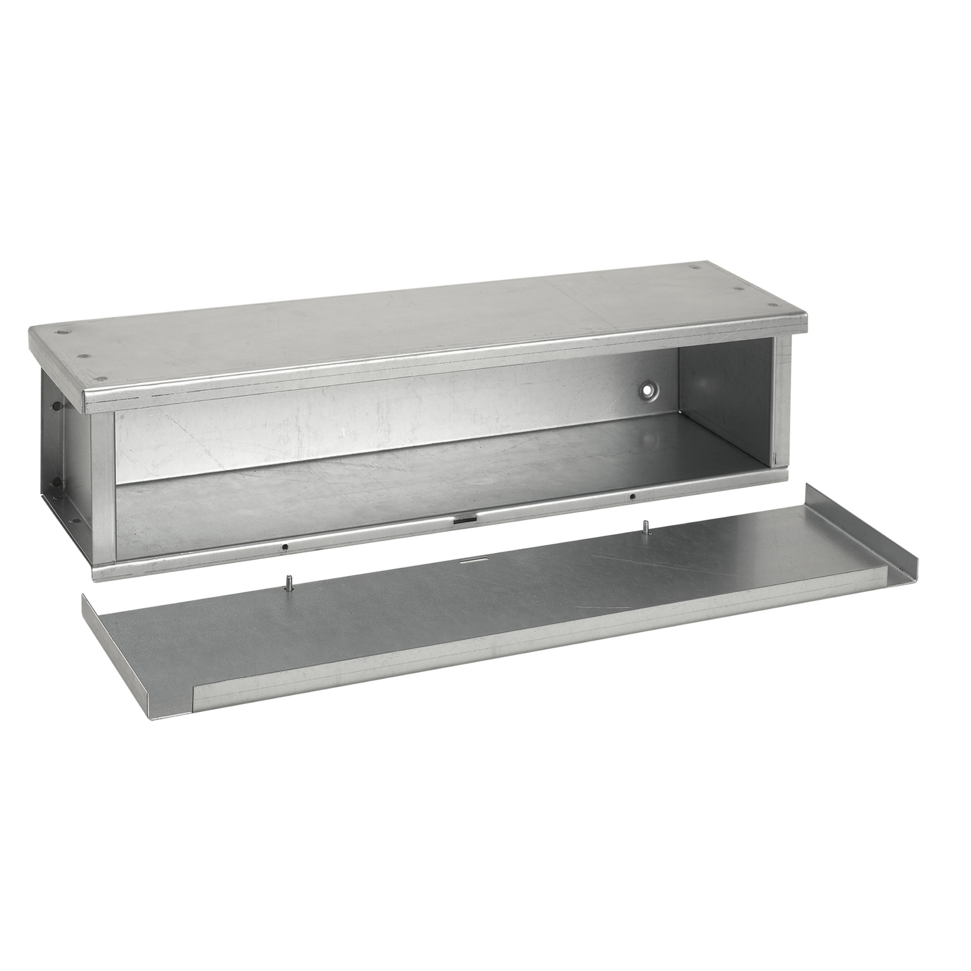 EconoTrough NEMA Type 3R, 6.00x6.00x72.00, Galvanized, Steel