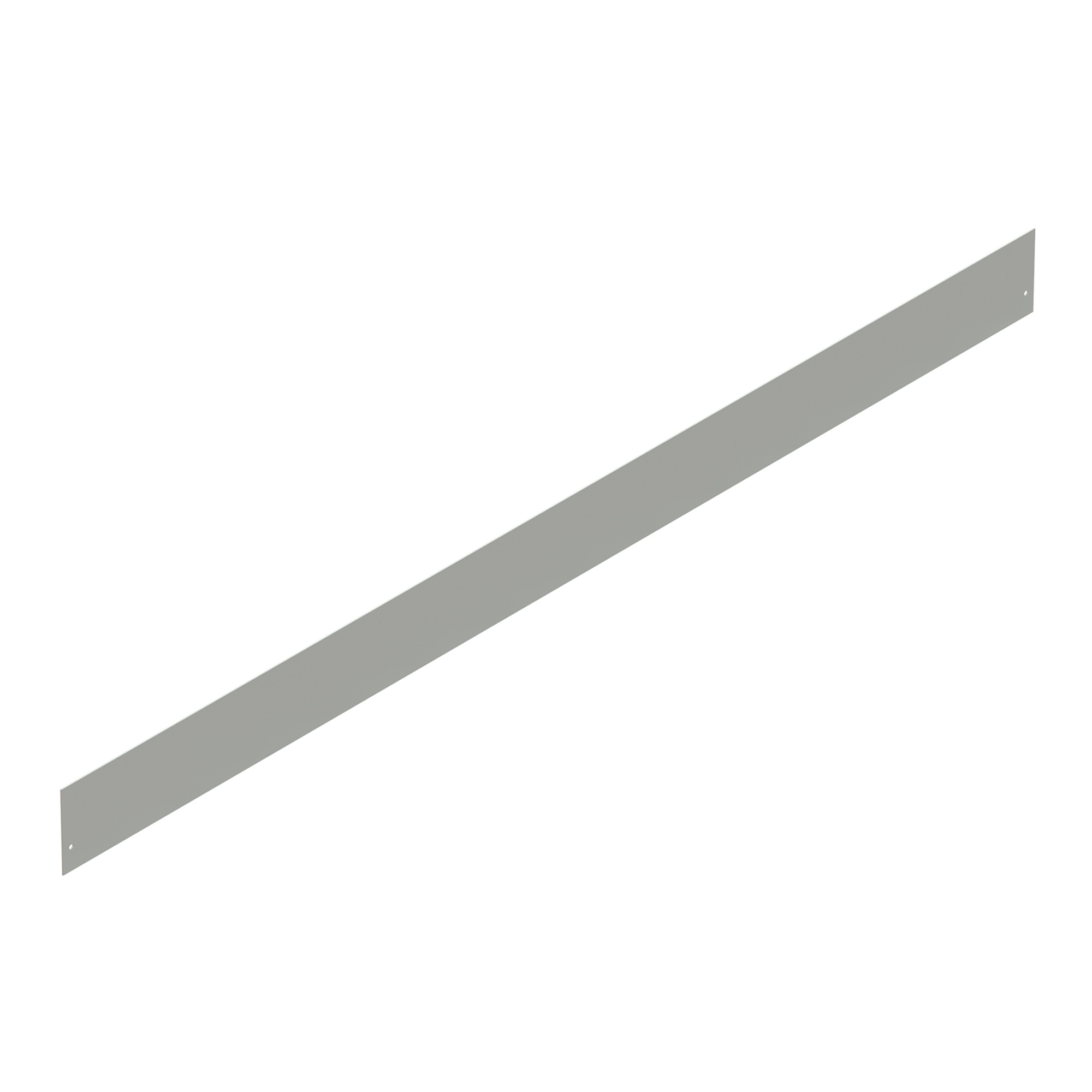 Barrier Divider Wireway Kit Bolt-On, fits 6.00x6.00, Gray, Mild Steel