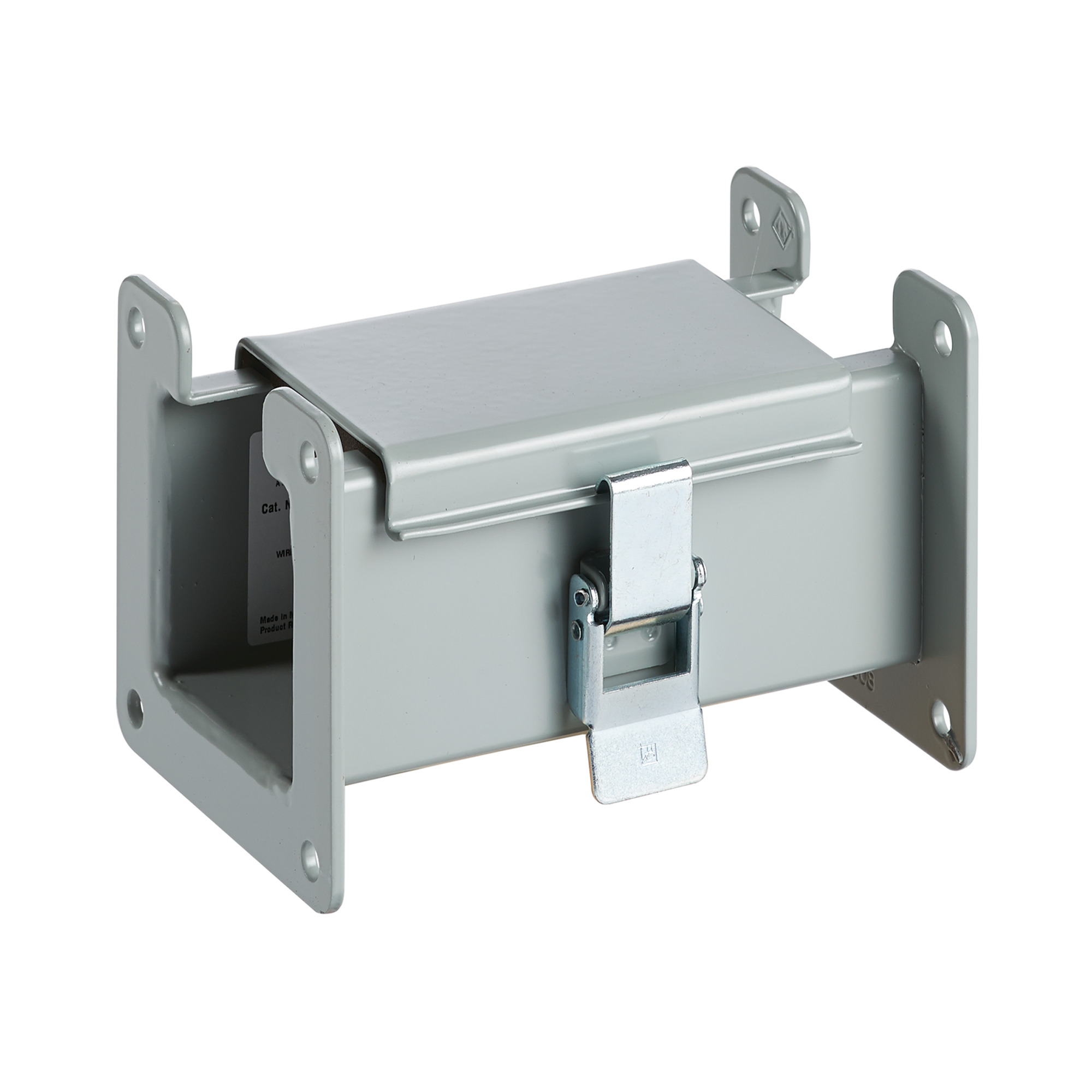 Straight Section Lay-in Hinged Cover Type 12, 6.00x6.00x6.00, Gray, Steel