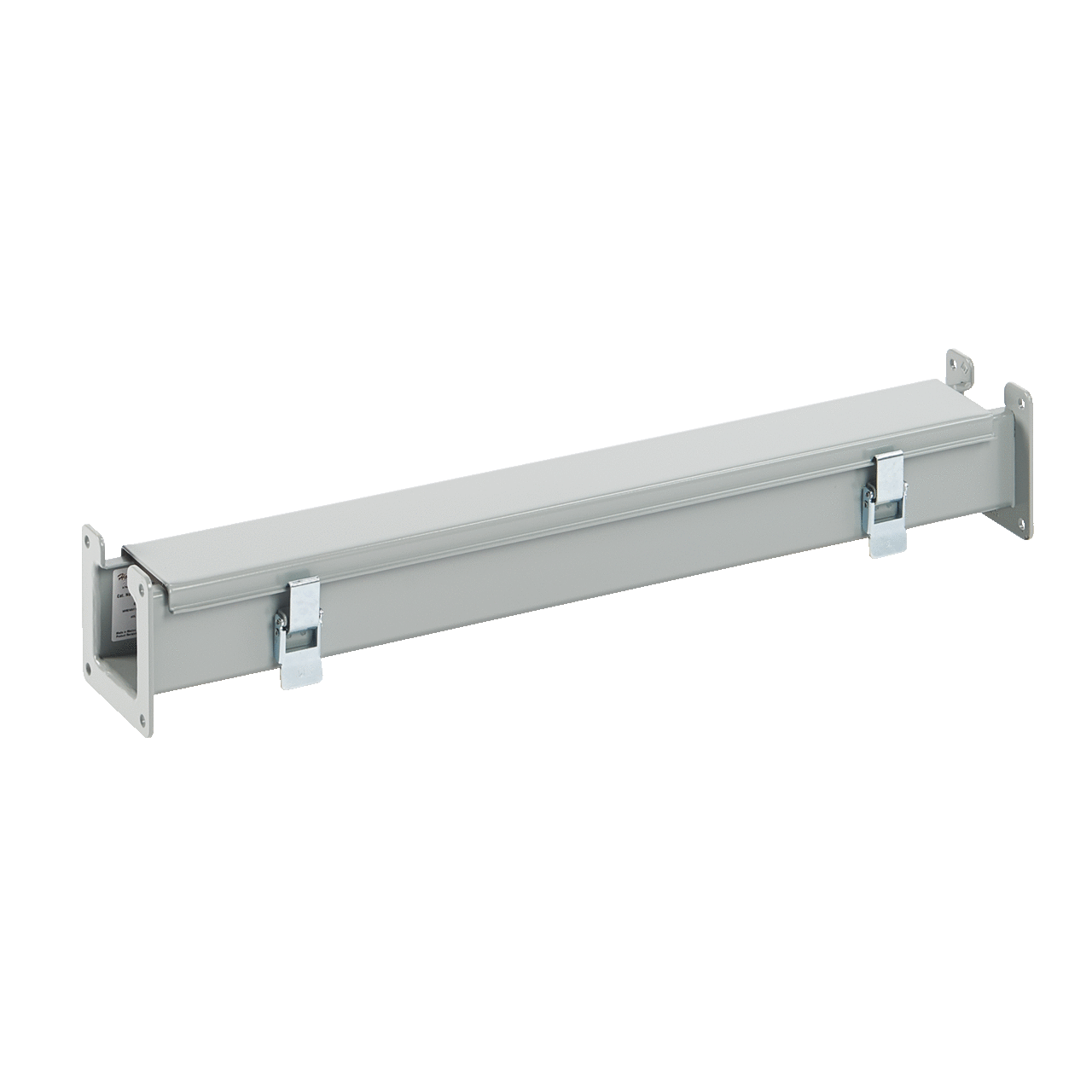 Straight Section, Lay-in Hinged-Cover, Type 12, 6.00x6.00x24.00, Gray, Steel
