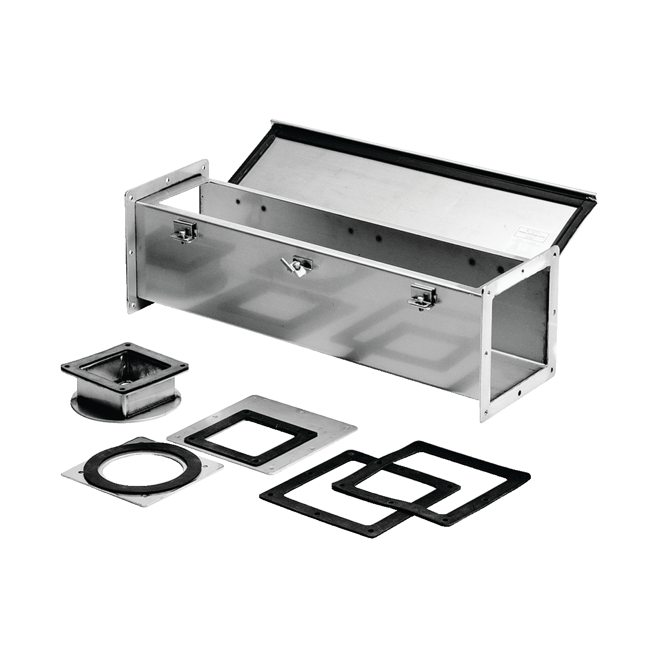 Stainless Steel Feed-Through Type 4X Straight Section, 6.00x6.00x120.00