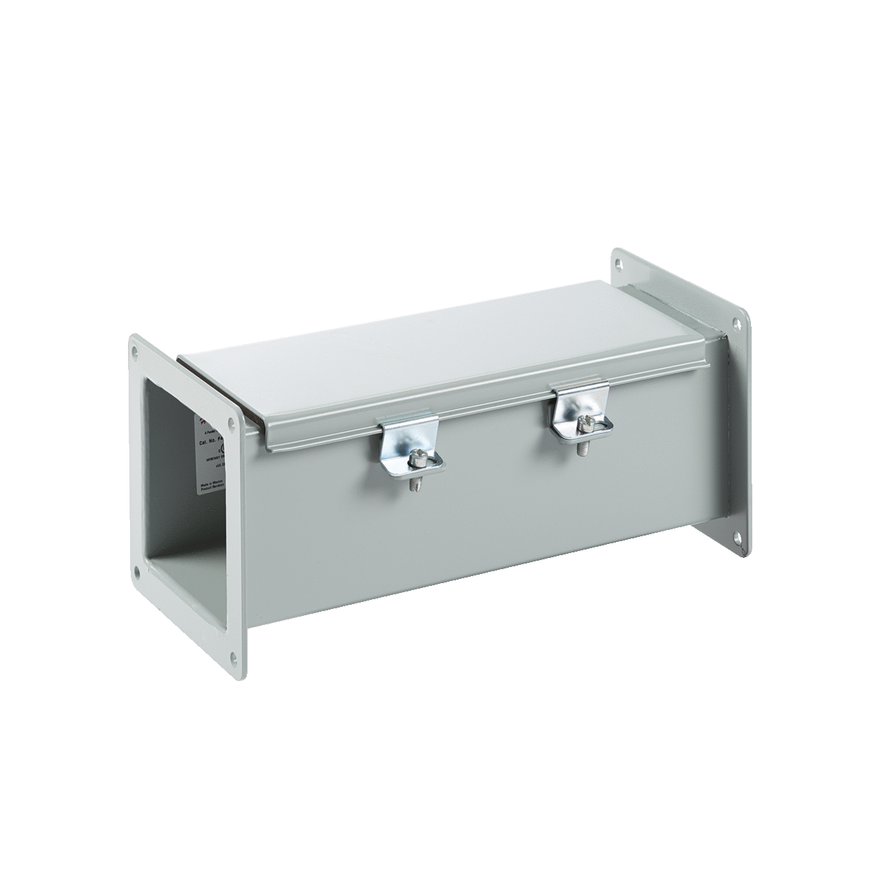 Straight Section Feed-Through Type 12, 6.00x6.00x48.00, Gray, Steel