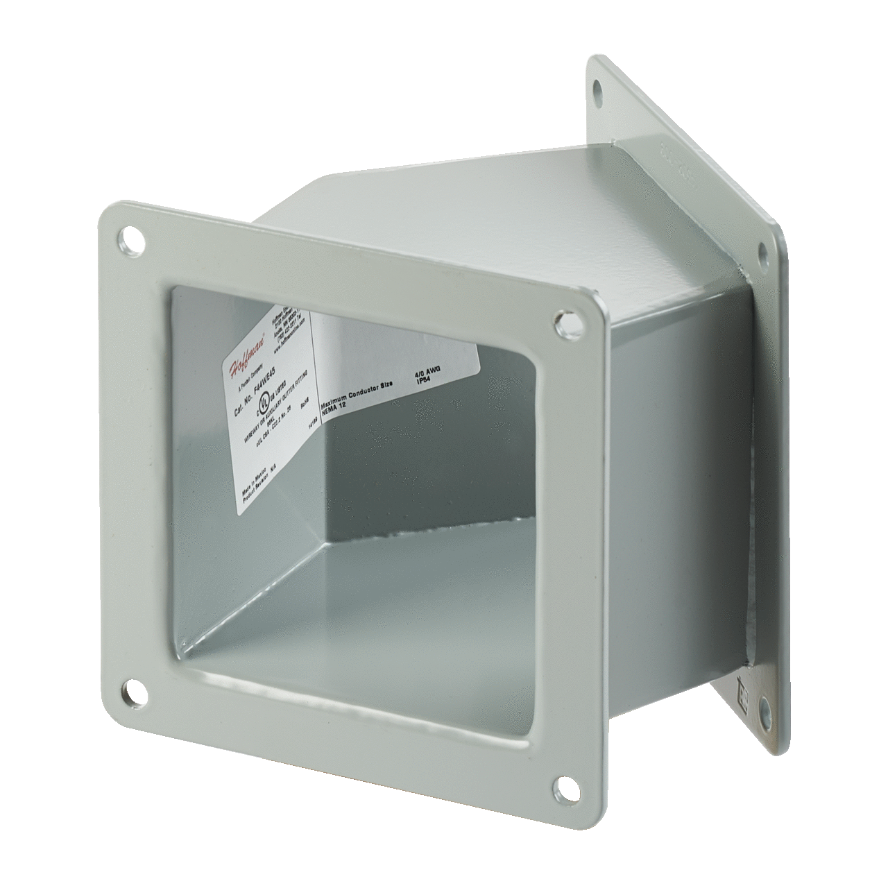 45-Degree Elbow, 6.00x6.00, Gray, Steel