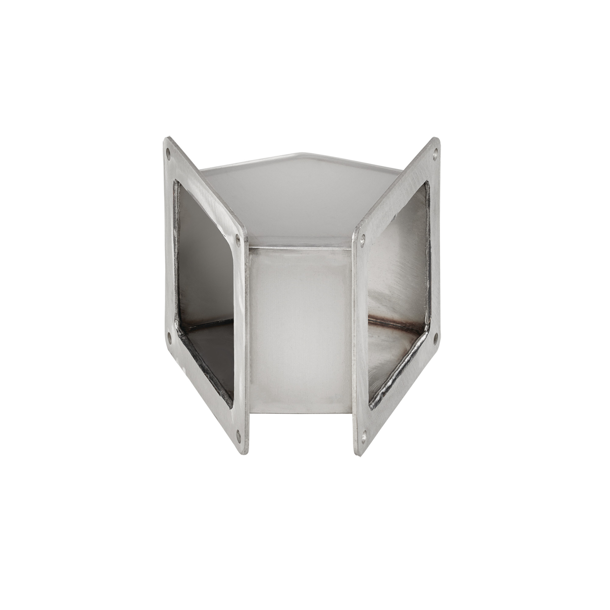 Elbow 45-Degree Feed-Through, 6.00x6.00, Brushed, SS304