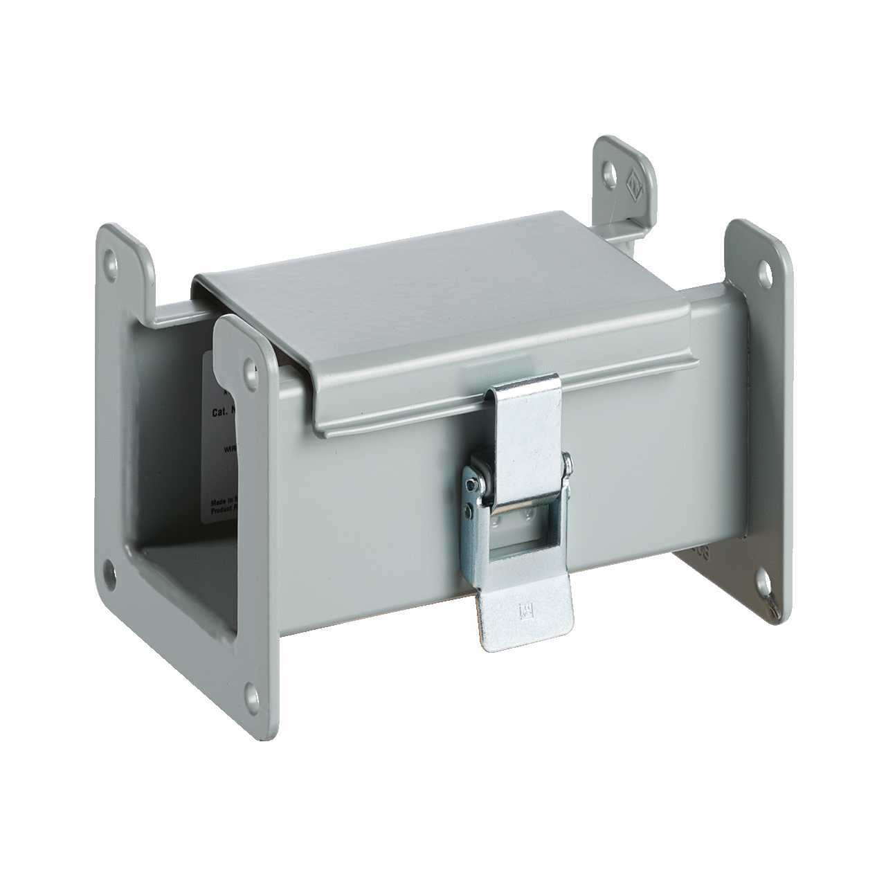 Straight Section, Lay-in Hinged-Cover, Type 12, 8.00x8.00x6.00, Gray, Steel