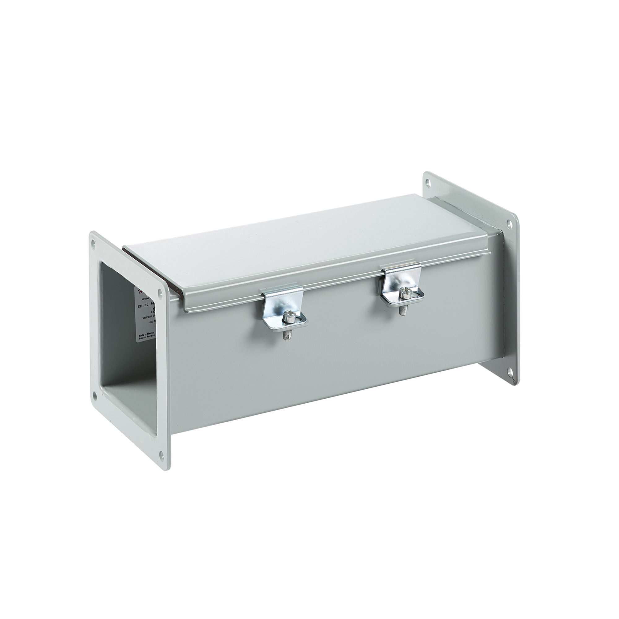 Straight Section Feed-Through Type 12, 8.00x8.00x120.00, Gray, Steel