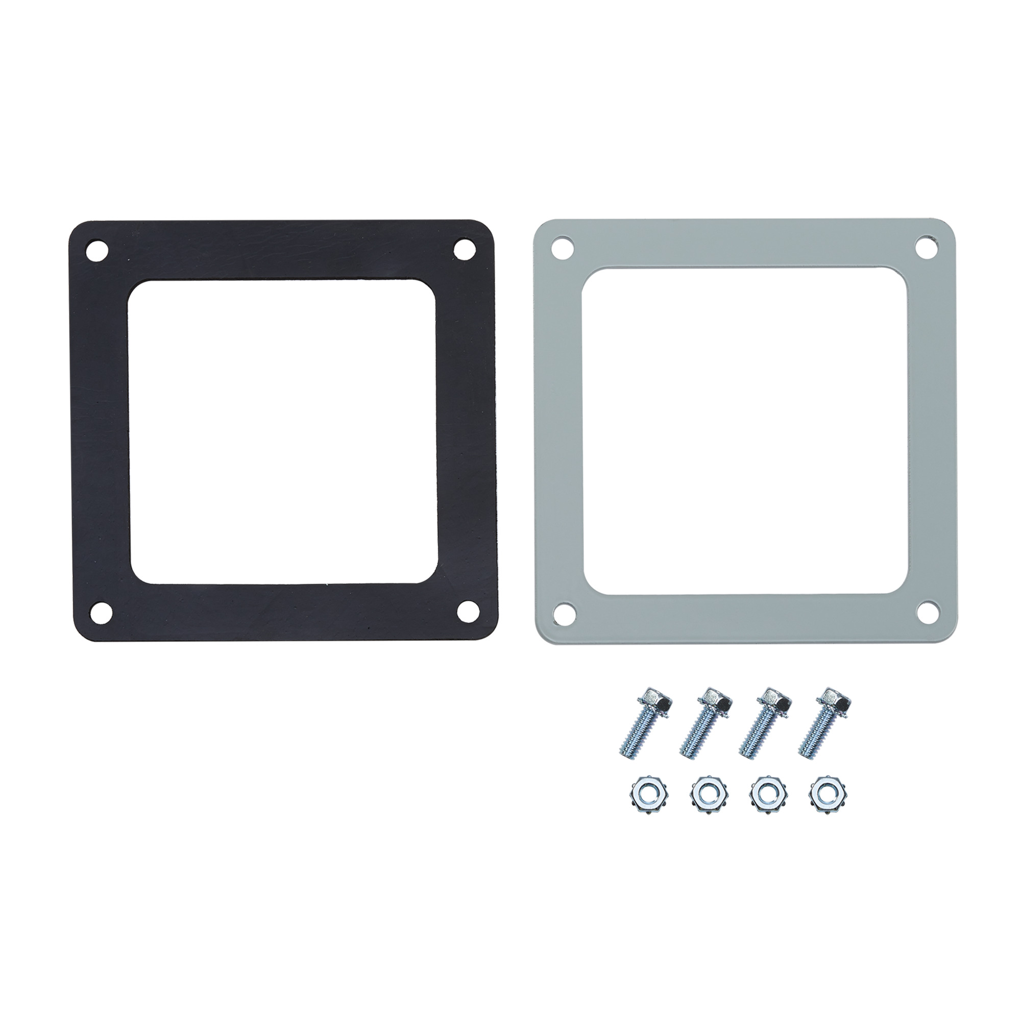Box Connector Feed-Through, 8.00x8.00, Gray, Steel