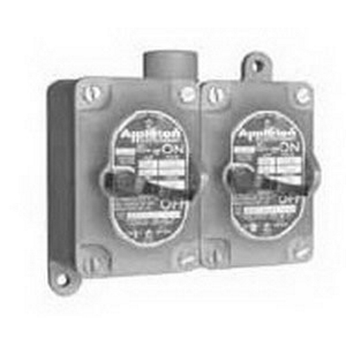 Factory Sealed Front Operated Tumbler Switch; 1 Pole, 120 - 277 Volt AC, 20 Amp