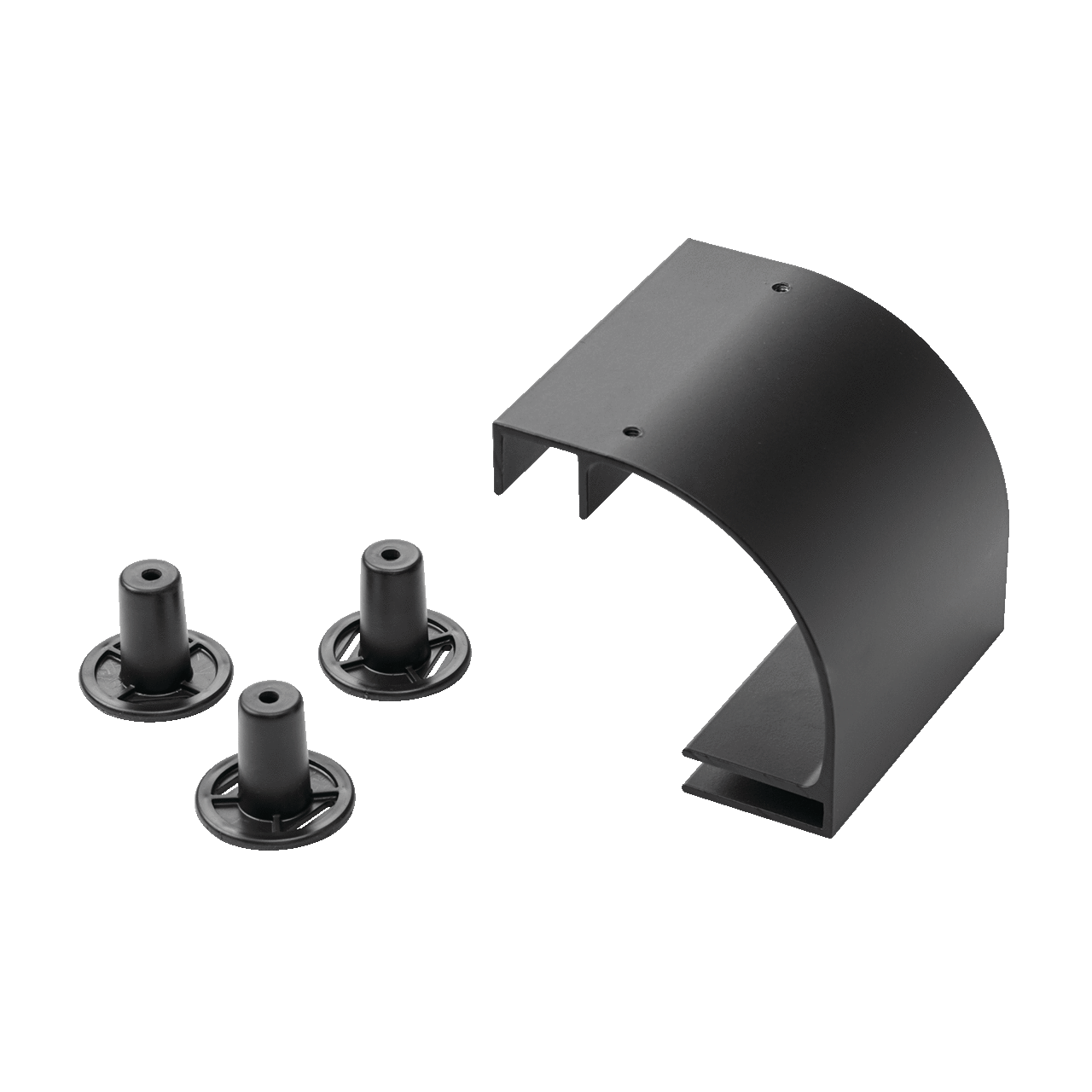 Radius Drop Kit, fits 6.00, Black, Aluminum