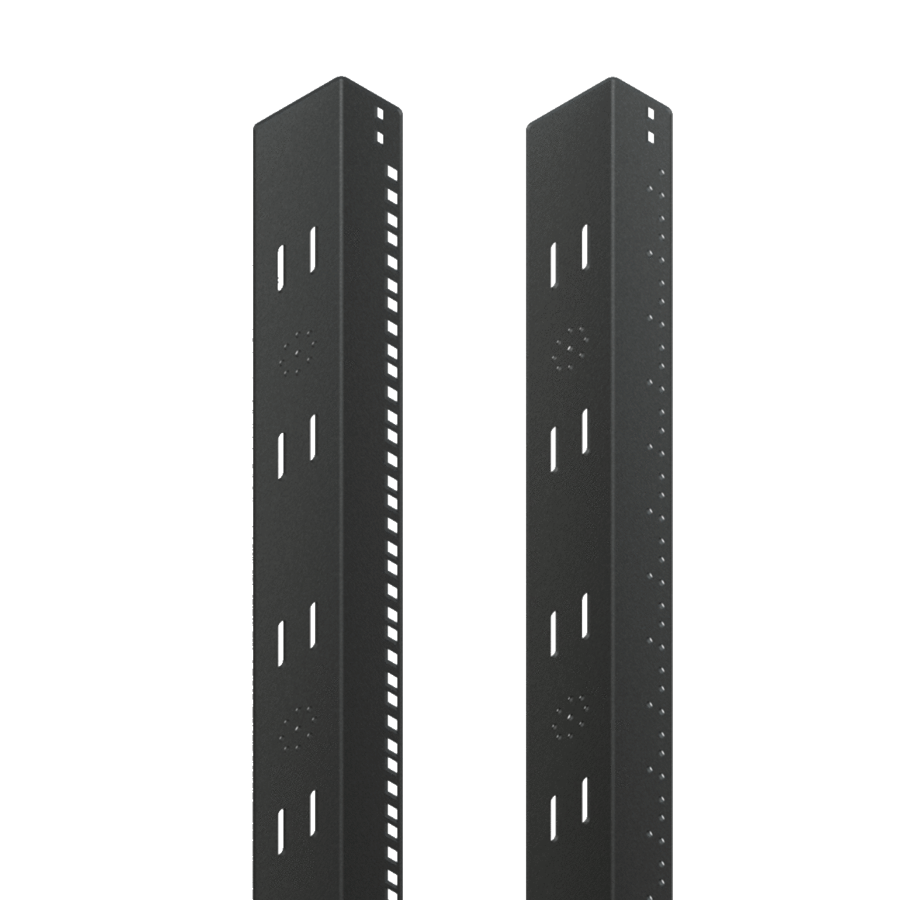 Proline 19-inch Rack Angle Square, fits 2000mm, Black, Steel