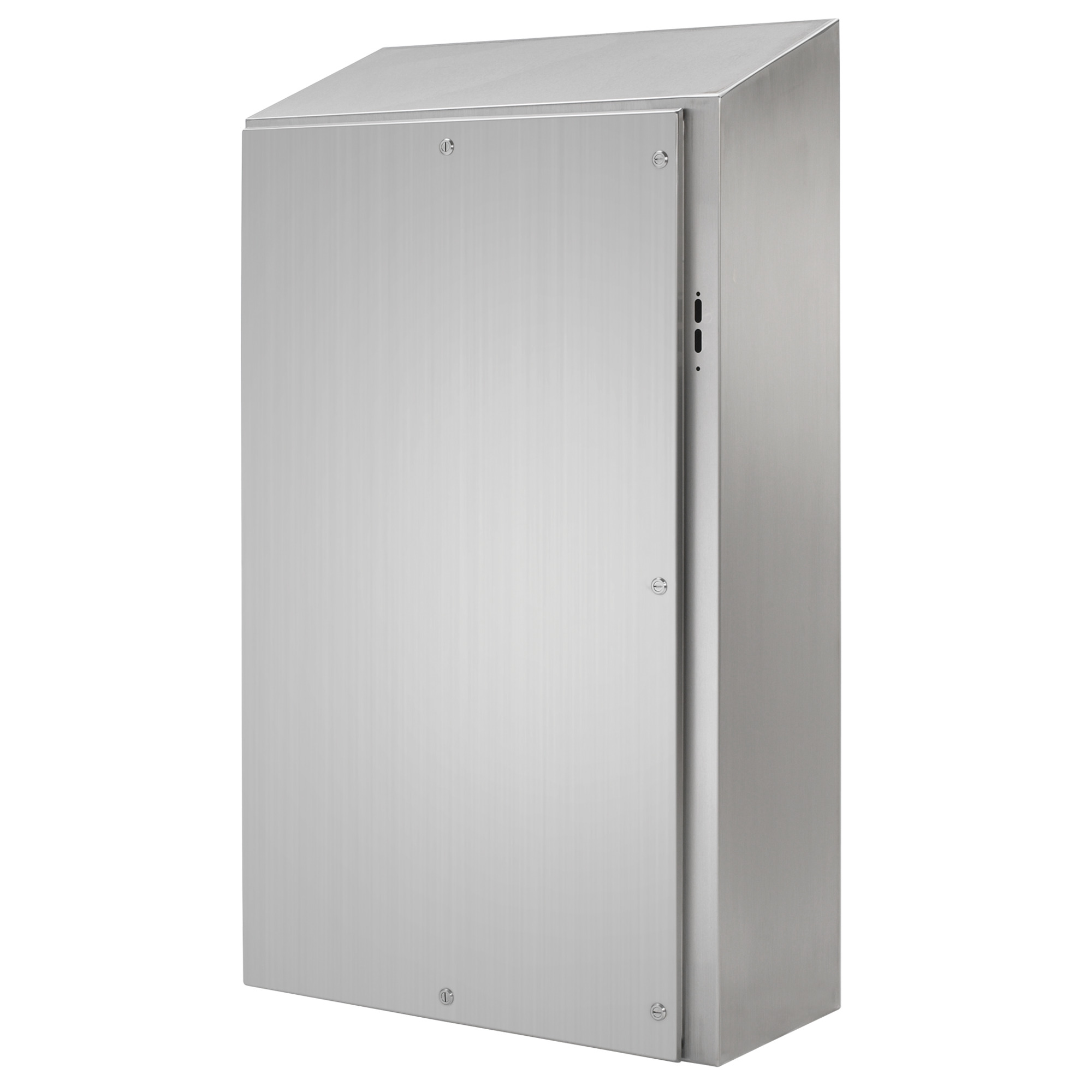 WaterShed Wallmount Disconnect Enclosure Type 4X, 60x37x16, Brushed, SS304