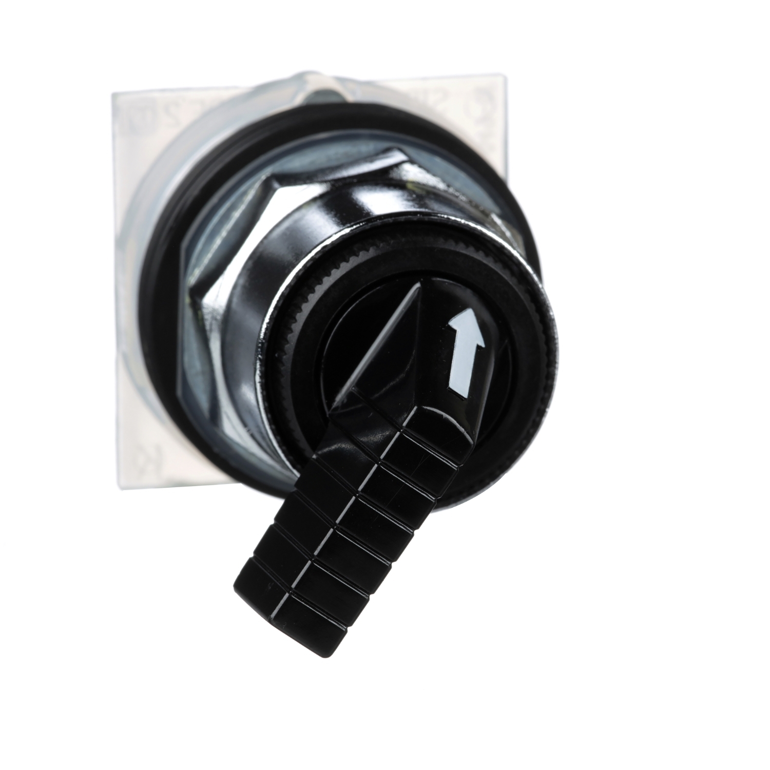 30mm Push Button, Type K, selector switch, 2 position, large black knob