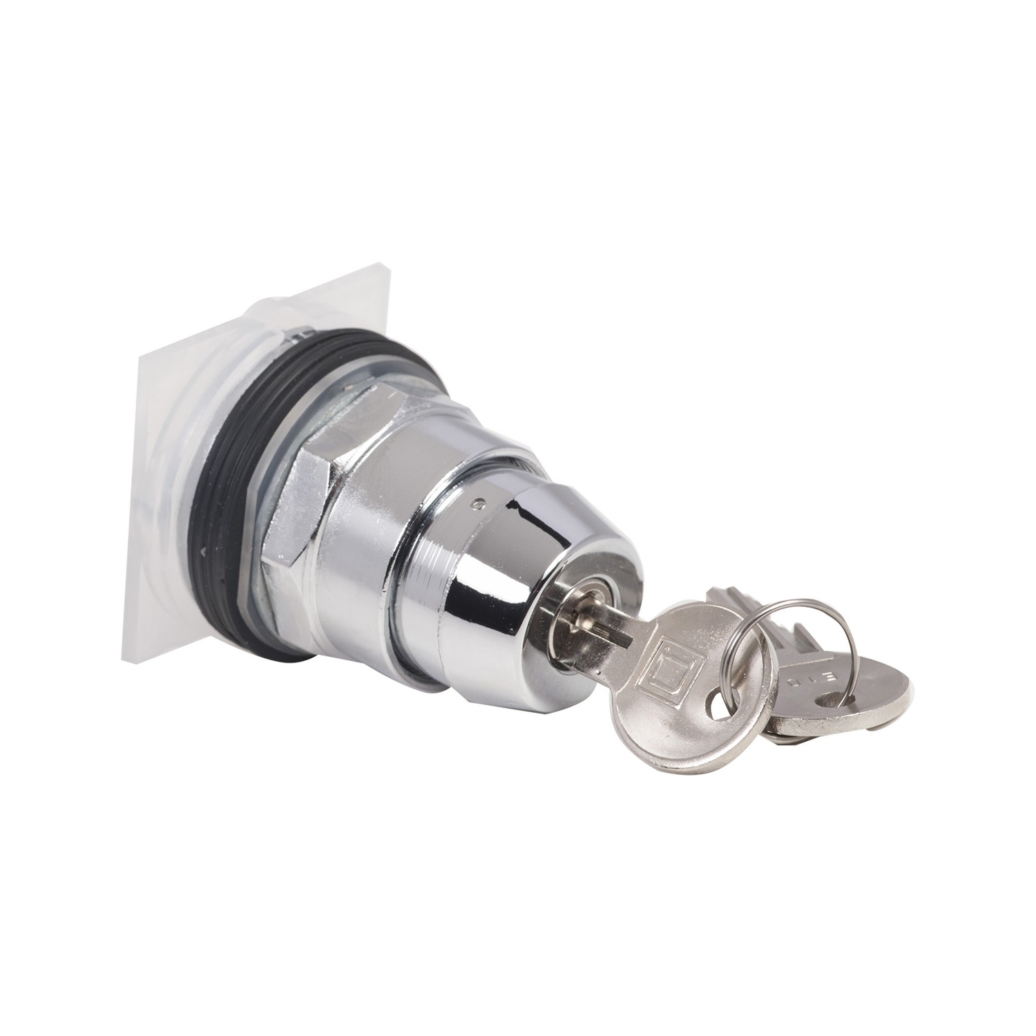 Key selector switch head, Harmony 9001K, metal, key switch, 30mm, key E10, 2 positions, stay put