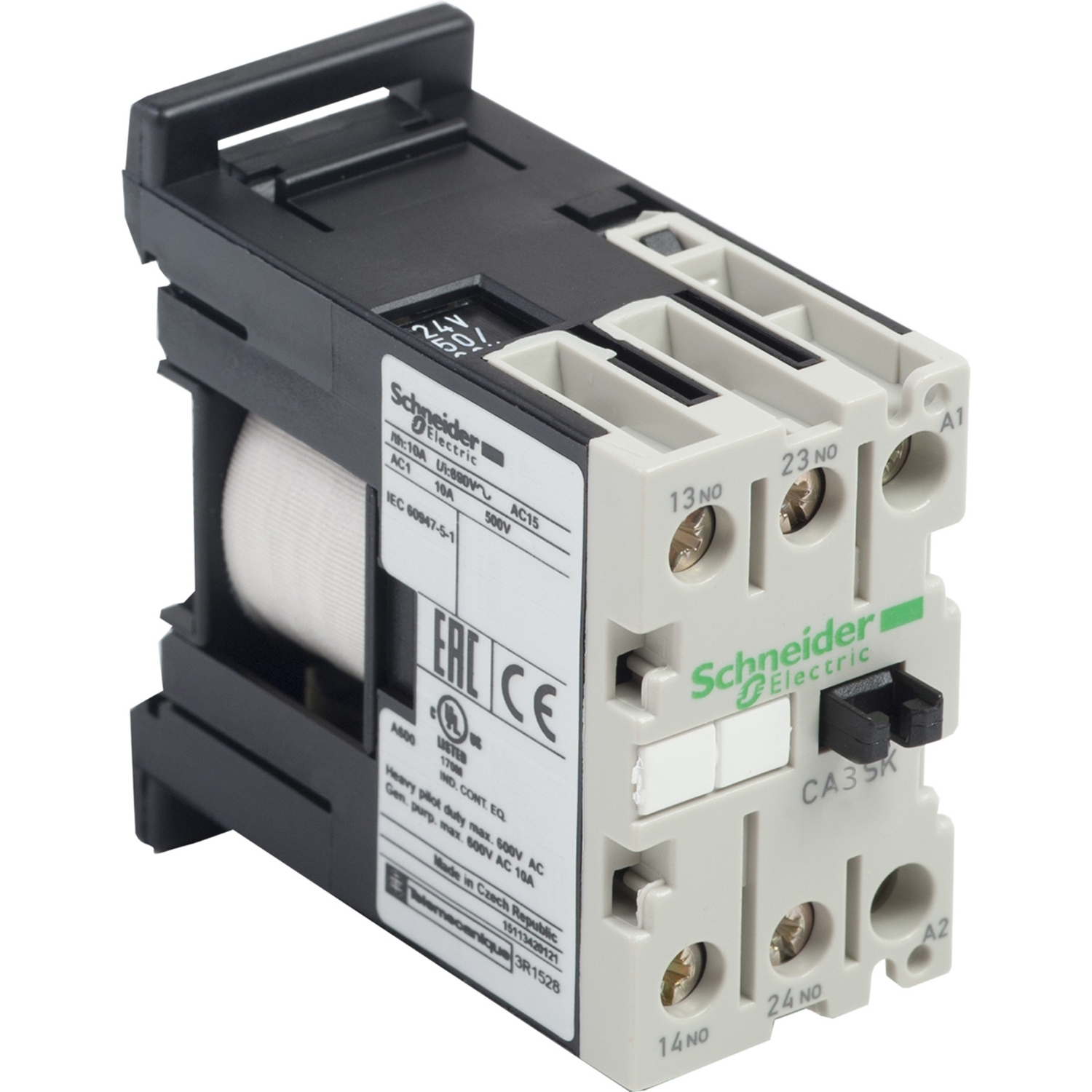 Control relay, TeSys SK, 1NO+1NC, <= 690V, 24V DC standard coil