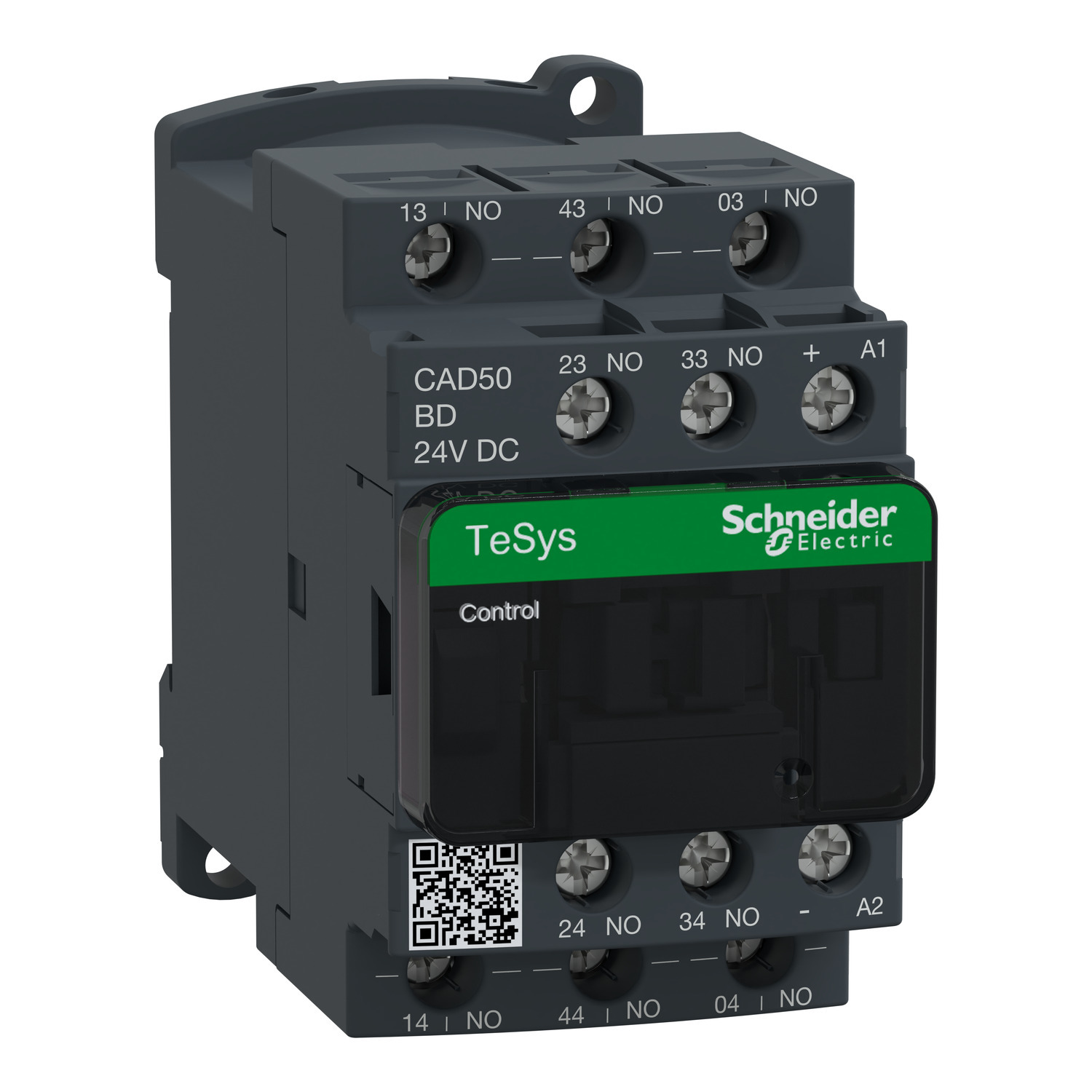 TeSys Deca control relay - 5 NO - <= 690 V - 24 V DC standard coil