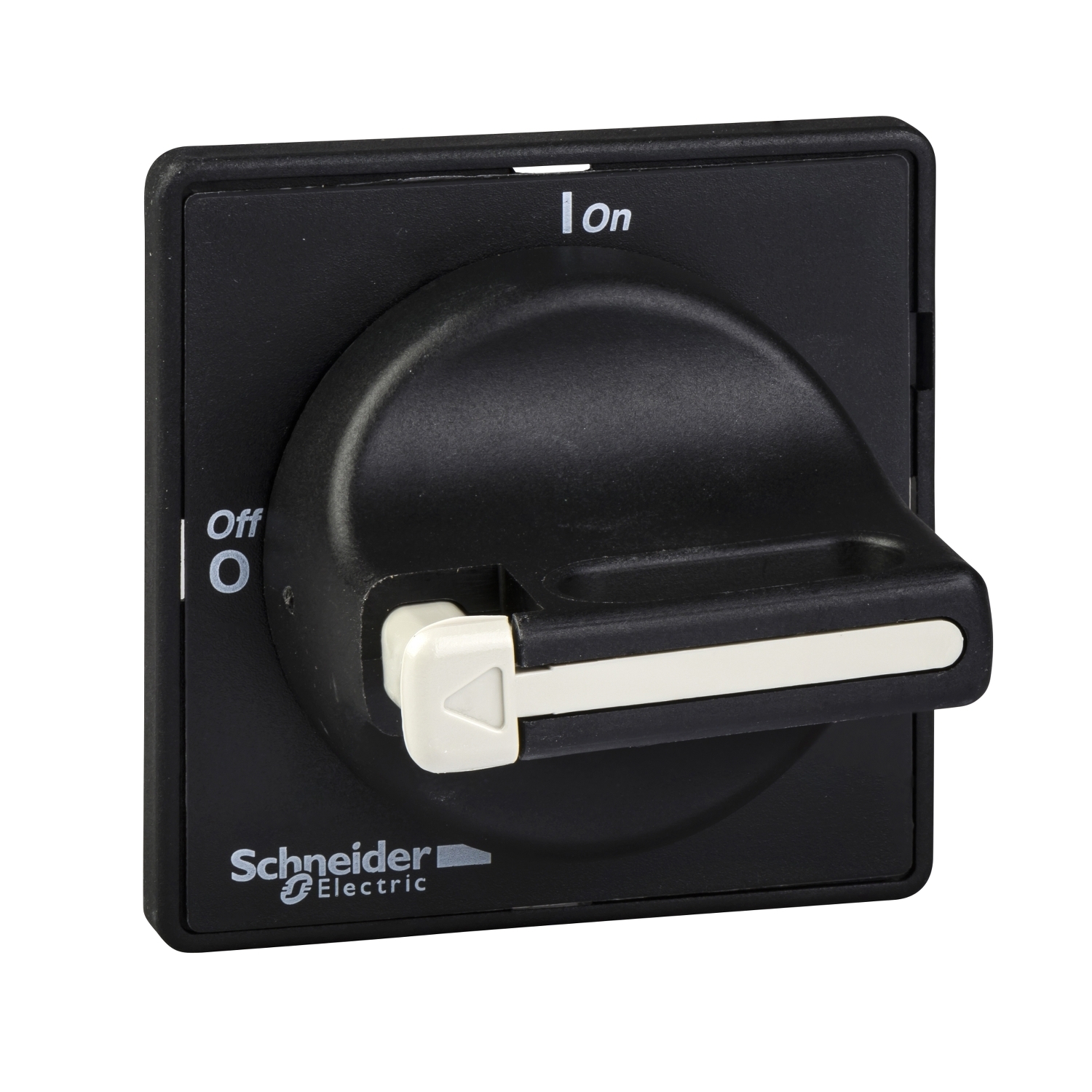 Handles and front plates,TeSys Control,black handle,black front,1-3 padlocking,4 screws fixing,for VN12/VN20/V02-V2