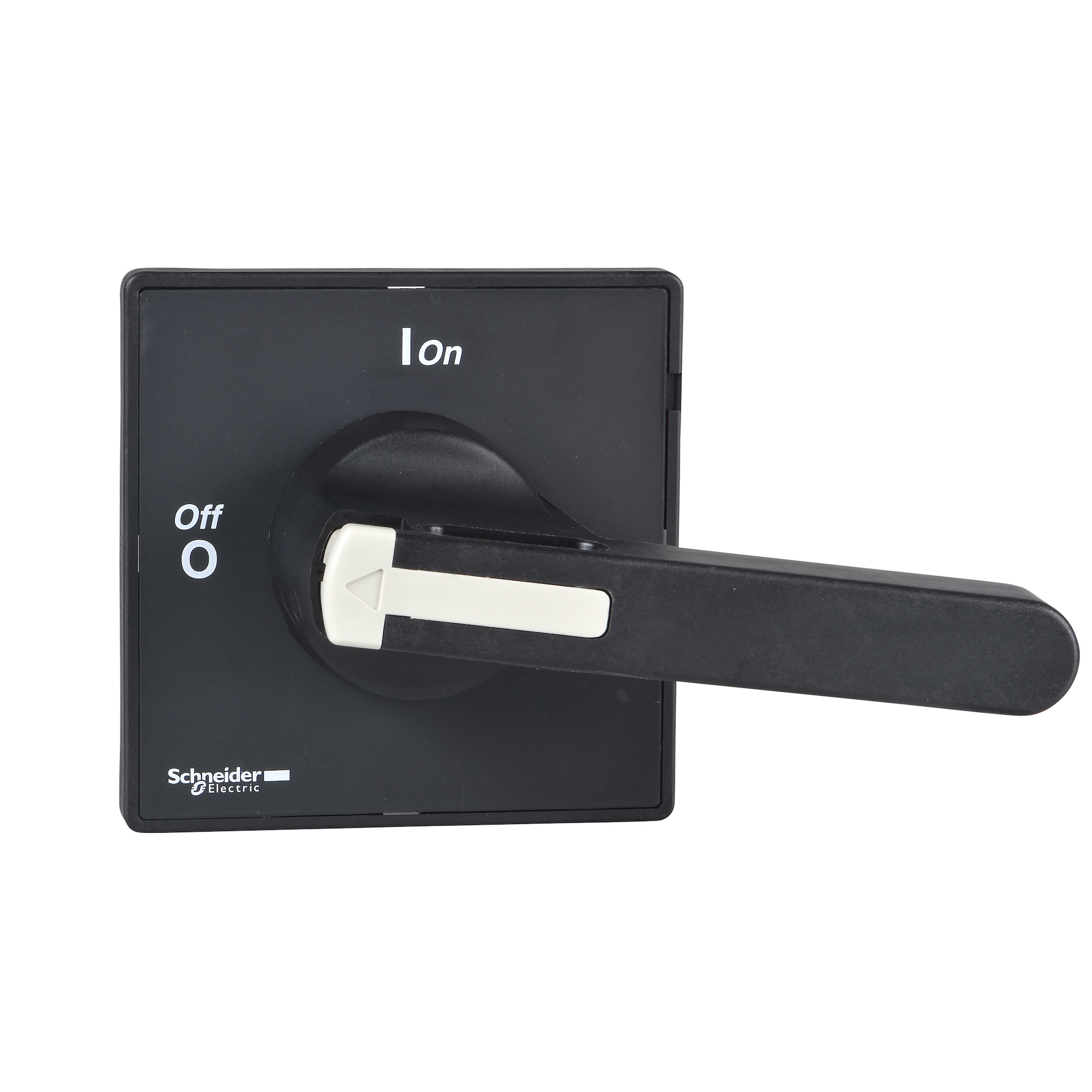 Handles and front plates,TeSys Control,black handle,black front,1-3 padlocking,4 screws fixing,for V5/V6