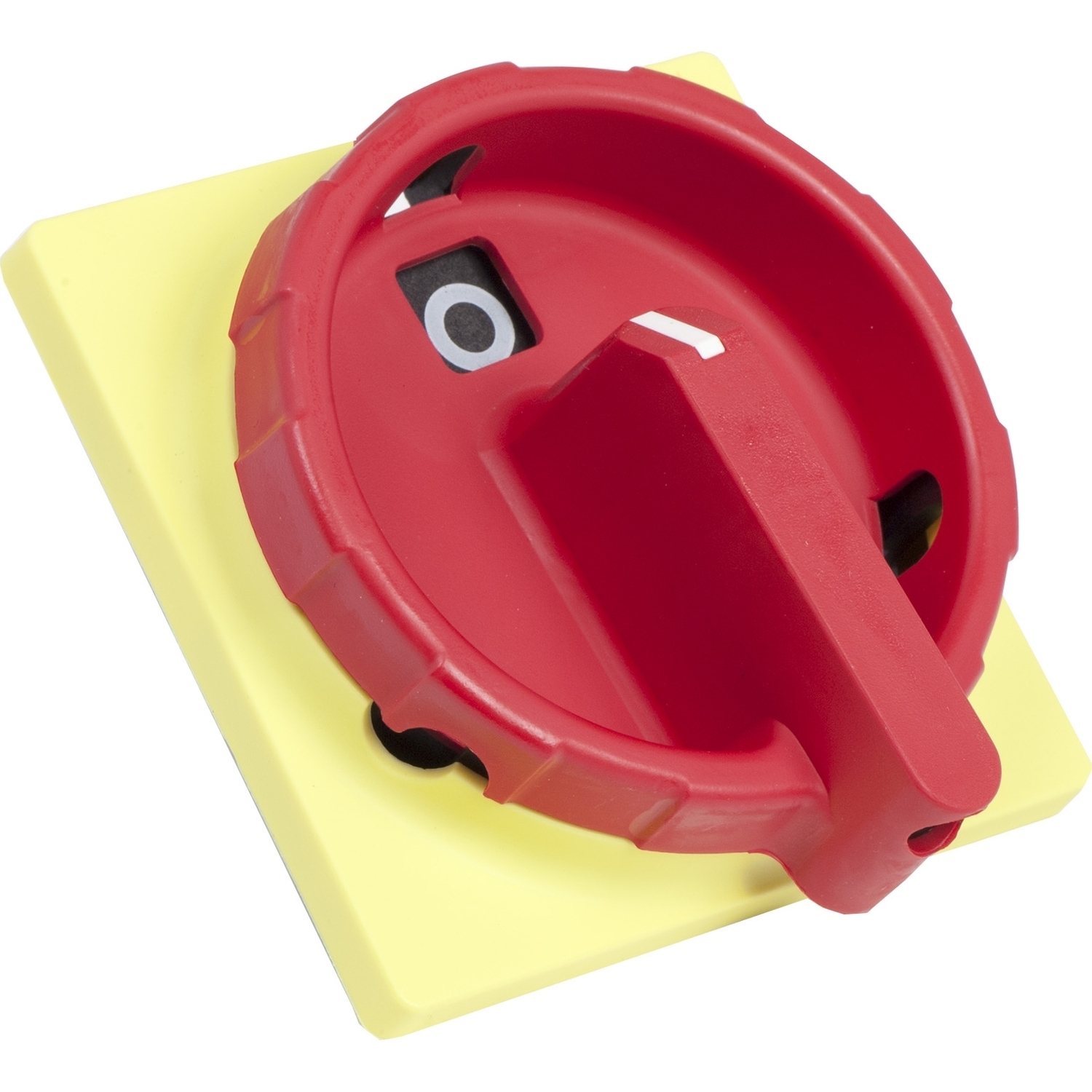 Handles and front plates,TeSys Control,red handle,yellow front,without padlocking,conforming UL/CSA