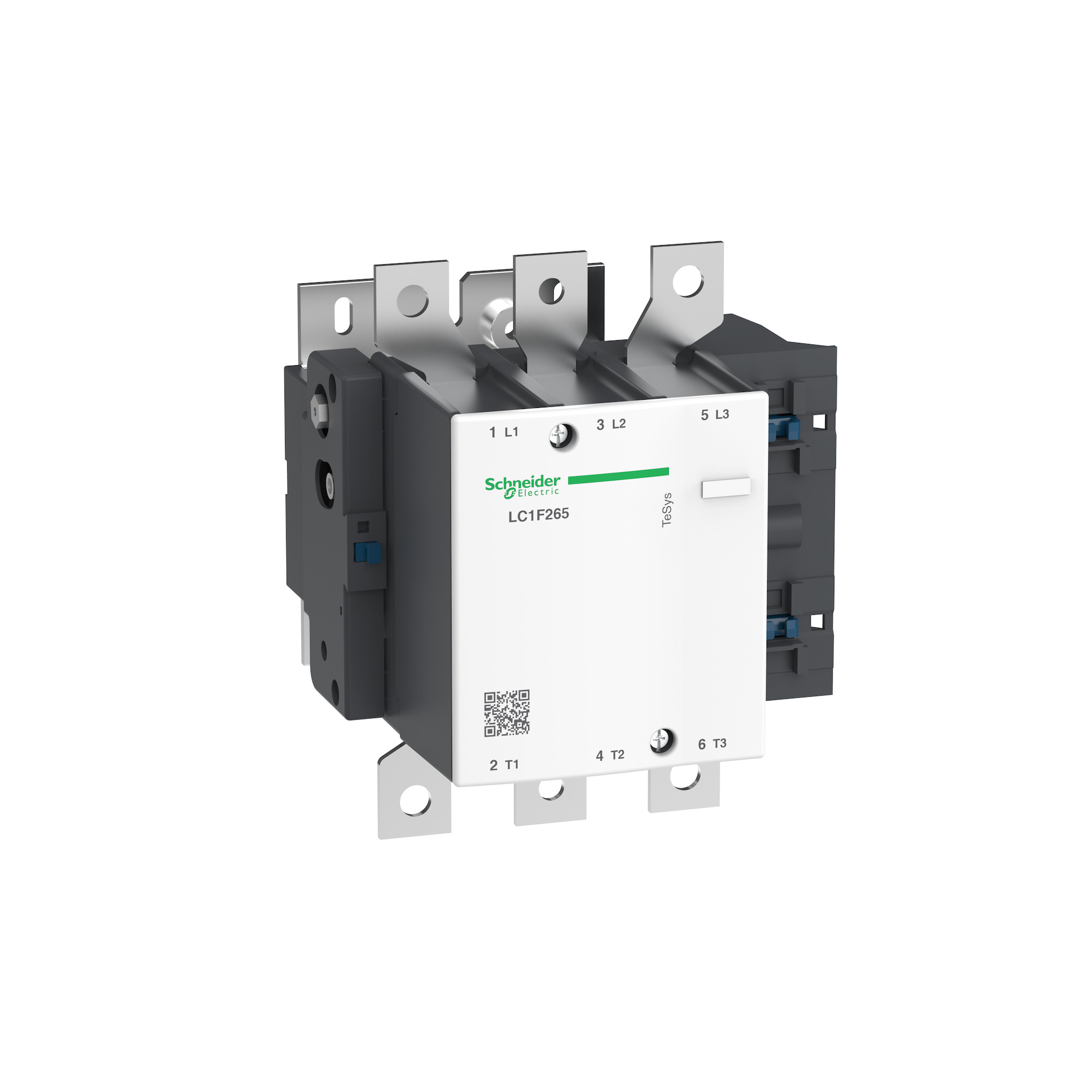 TeSys F contactor-3P(3 NO)-AC-3 <=440V 265A with coil LX1/LX9 -241000V AC 40/400Hz, LX4 -24...460V DC, LXE -100...250V AC 50/60Hz or 100380V DC