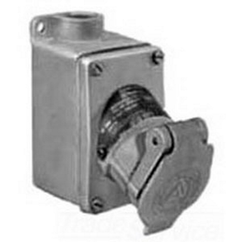 U-Line; 1 Gang Receptacle; 20 Amp, 125 Volt AC, 3-Pole, 2-Wire