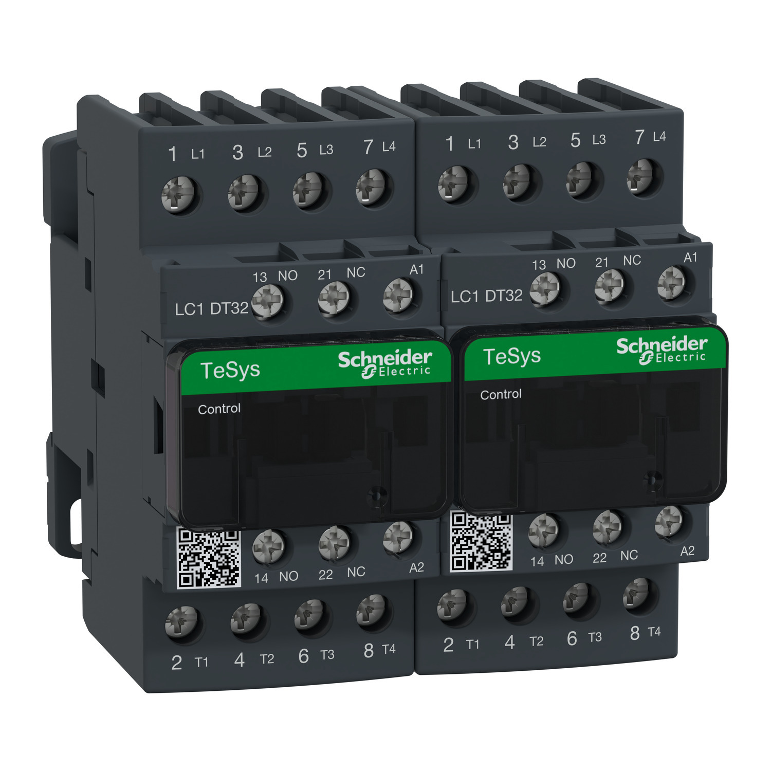 TeSys Deca changeover contactor - 4P(4 NO) - AC-1 - <= 440 V 32 A - 120 V AC coil
