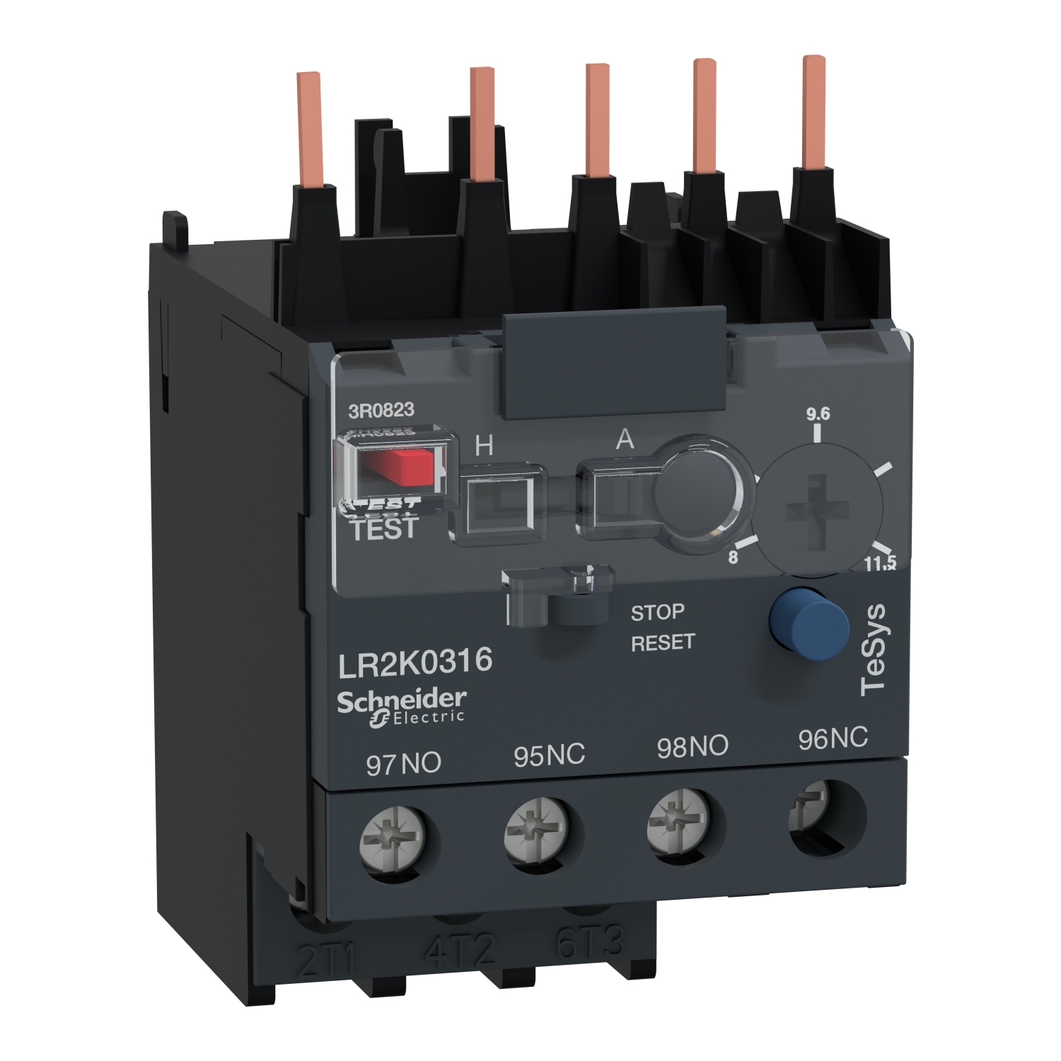 Differential thermal overload relays, TeSys K, 8 to 11.5 A, class 10A
