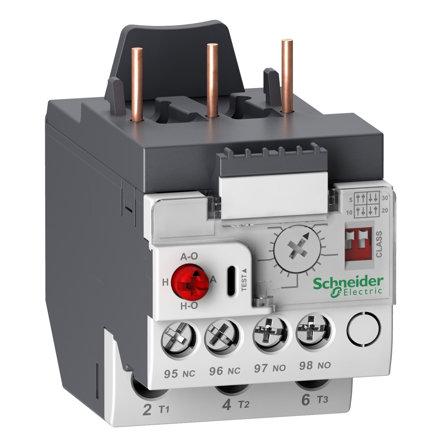 Overload relay, TeSys LRD, motor protection, 0.1A to 0.5A, 3 phase, electronic thermal