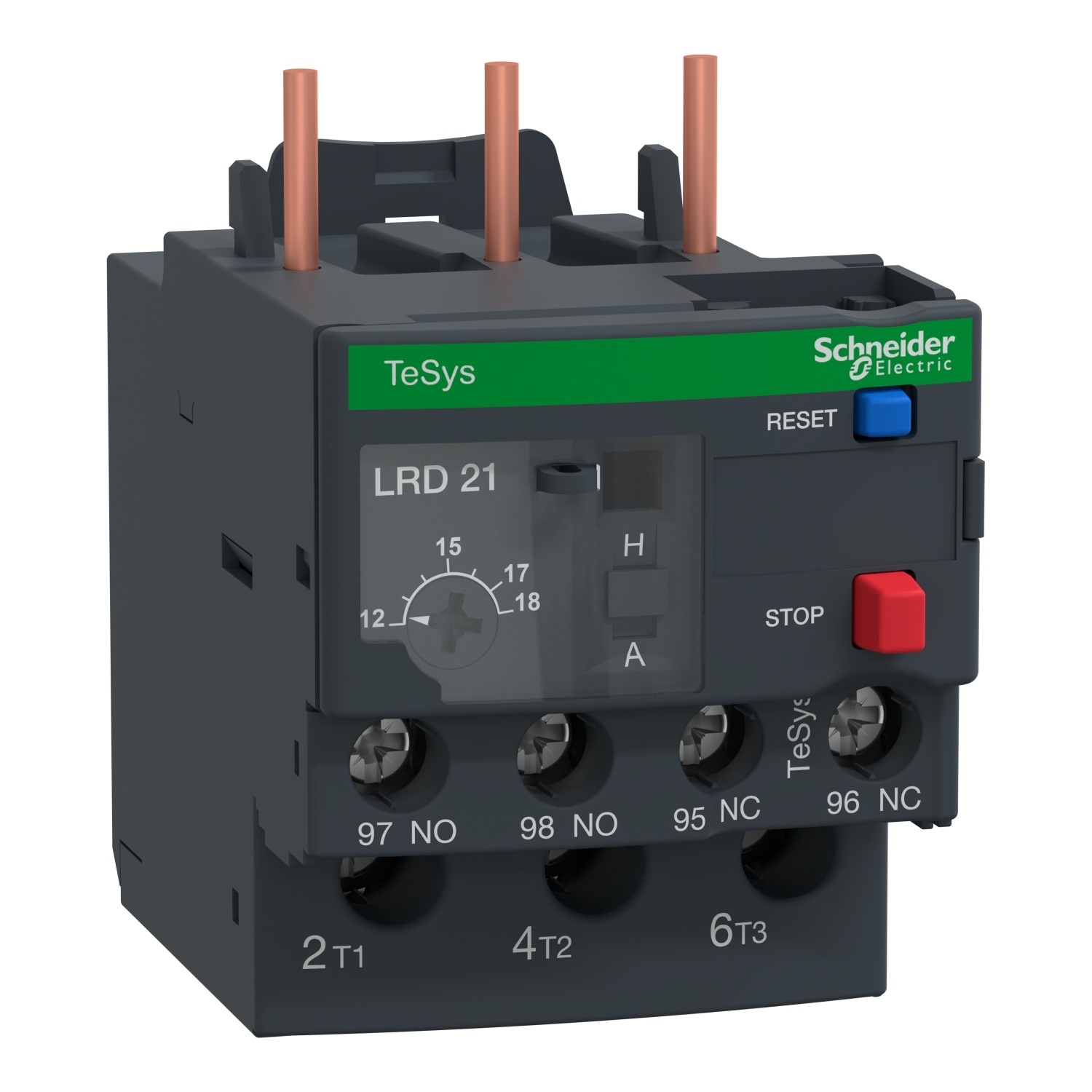 TeSys Deca, thermal overload relay, 12 to 18 A, class 10A