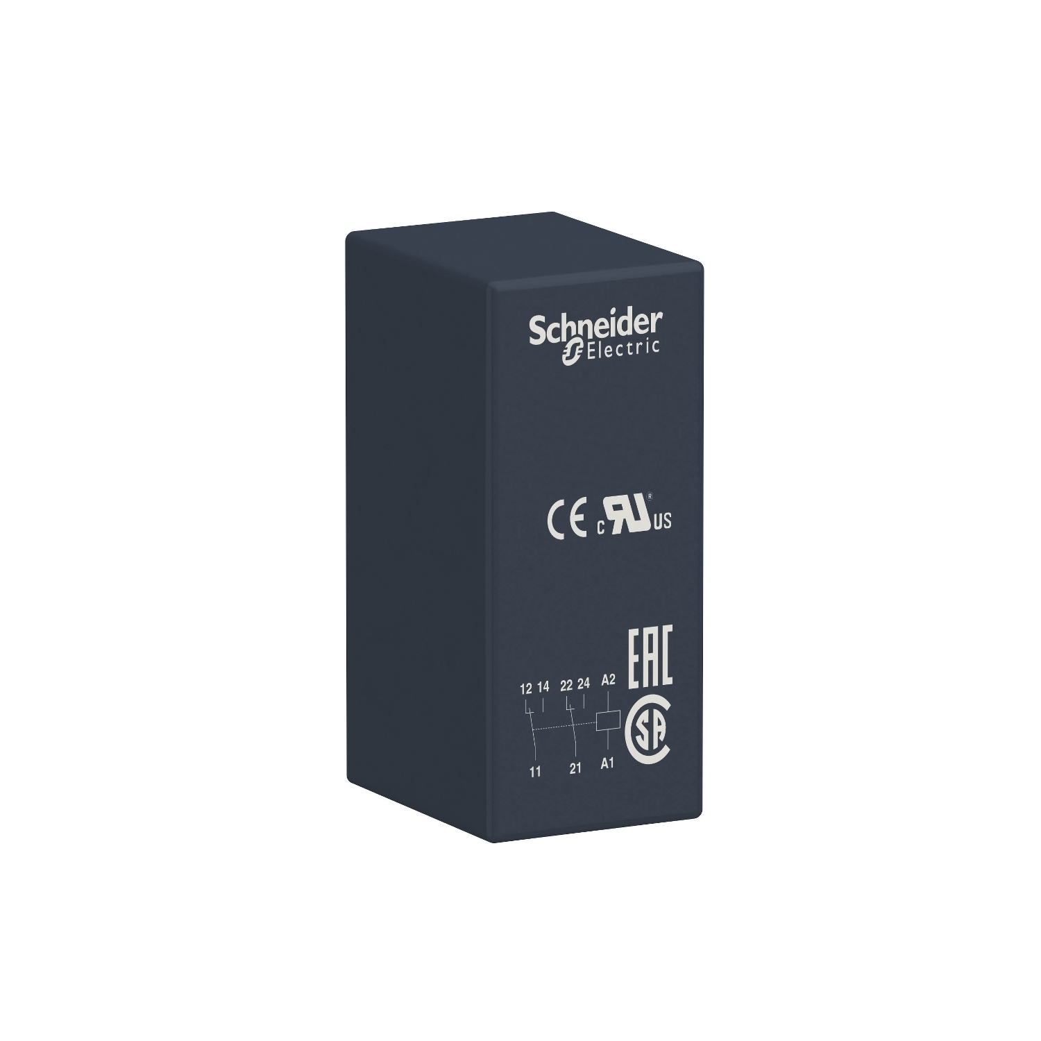 interface plug-in relay, Harmony electromechanical relays, 8A, 2CO, 120V AC